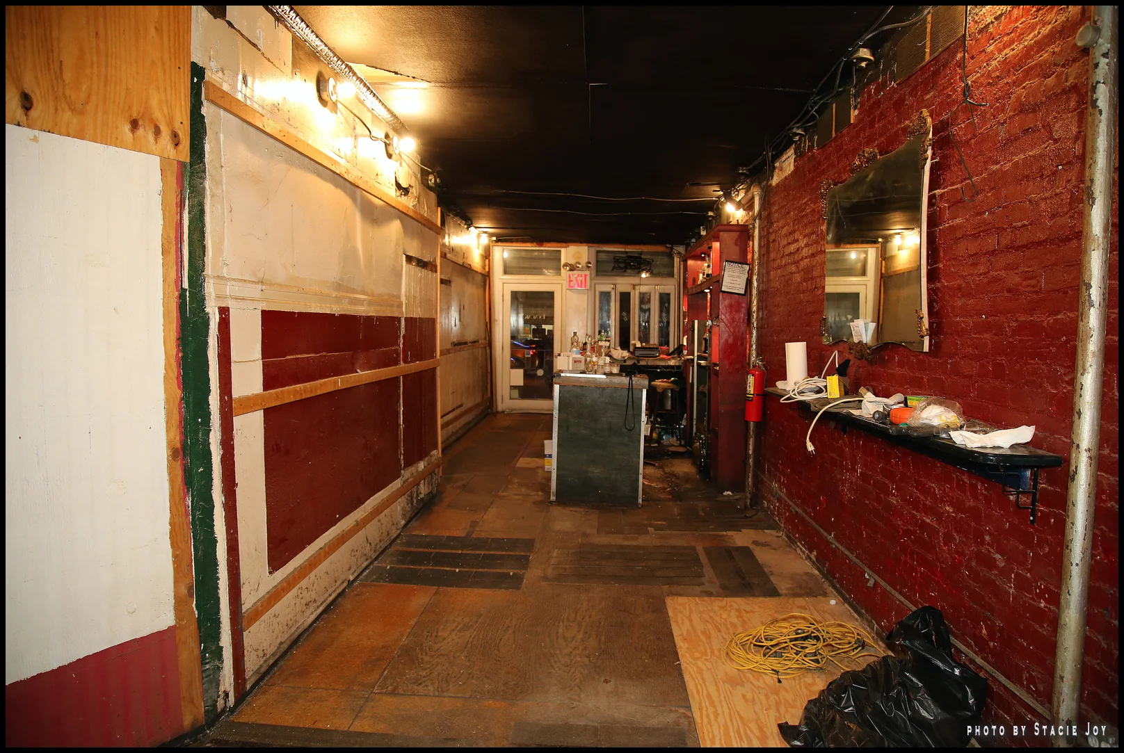 A "before" photo looking toward the front of the bar. Photo by Stacie Joy
