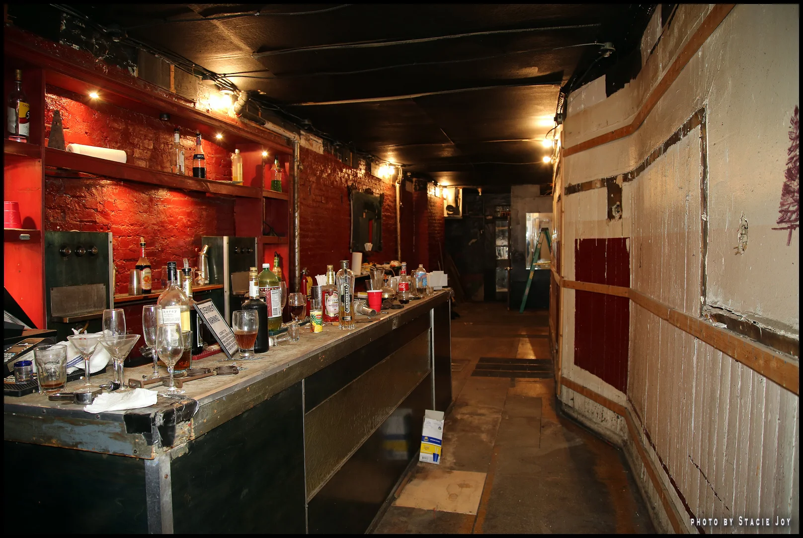 A "before" photo taken from the front door, looking toward the back. Photo by Stacie Joy