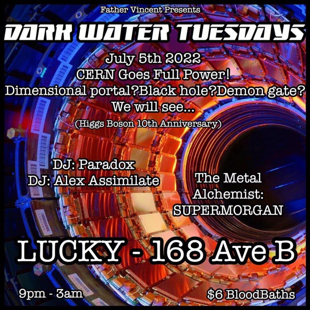 Join us tonight for Dark Water Tuesdays, our weekly goth/industrial dance party. @djparadoxnyc @alex_assimilate @supermorgannyc @fathervincent #avenueb #eastvillage #industrialdanceparty