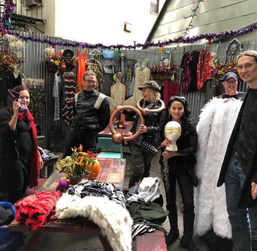 Join us tonight for Burning Man Happy Hour and our annual Costume Swap! #burningmannyc #burningman2022 #costumeswap #clothingswap