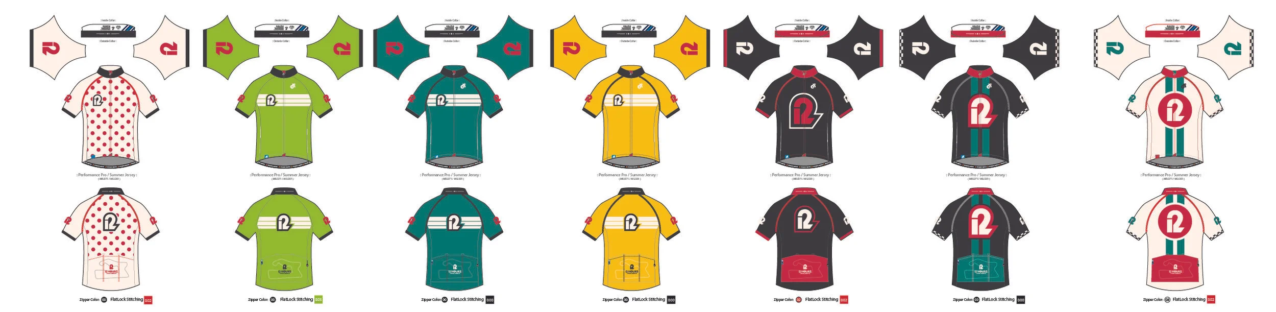 The 12 Hours of Road America suite of cycling kits.