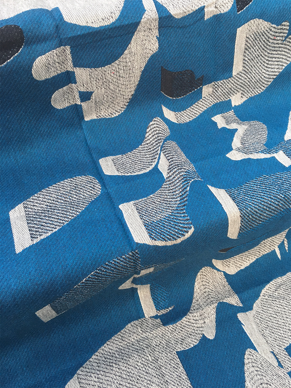  "Clarinet" 2016  Custom-woven Jacquard fabric.&nbsp; 