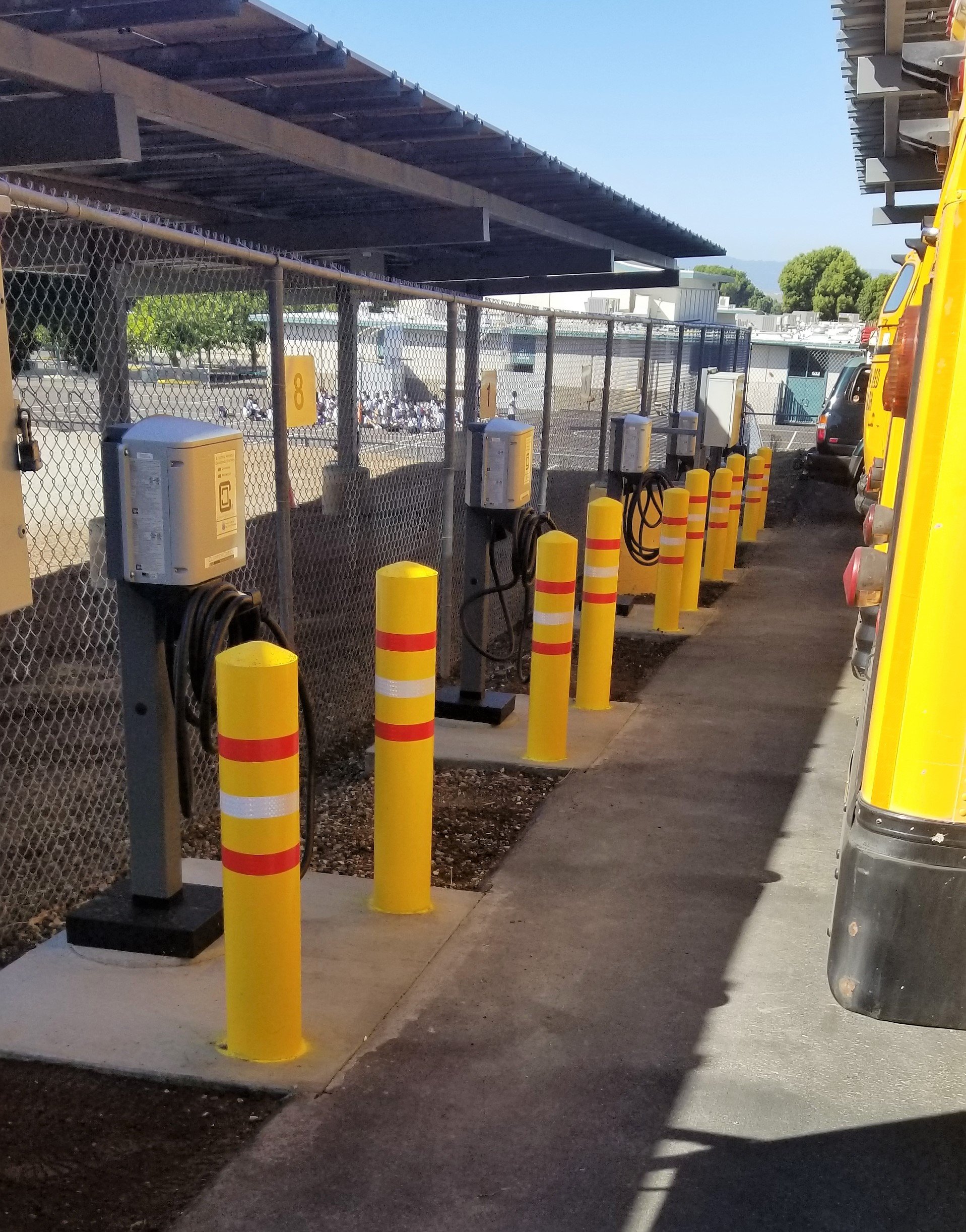 Milpitas School Bus Chargers!