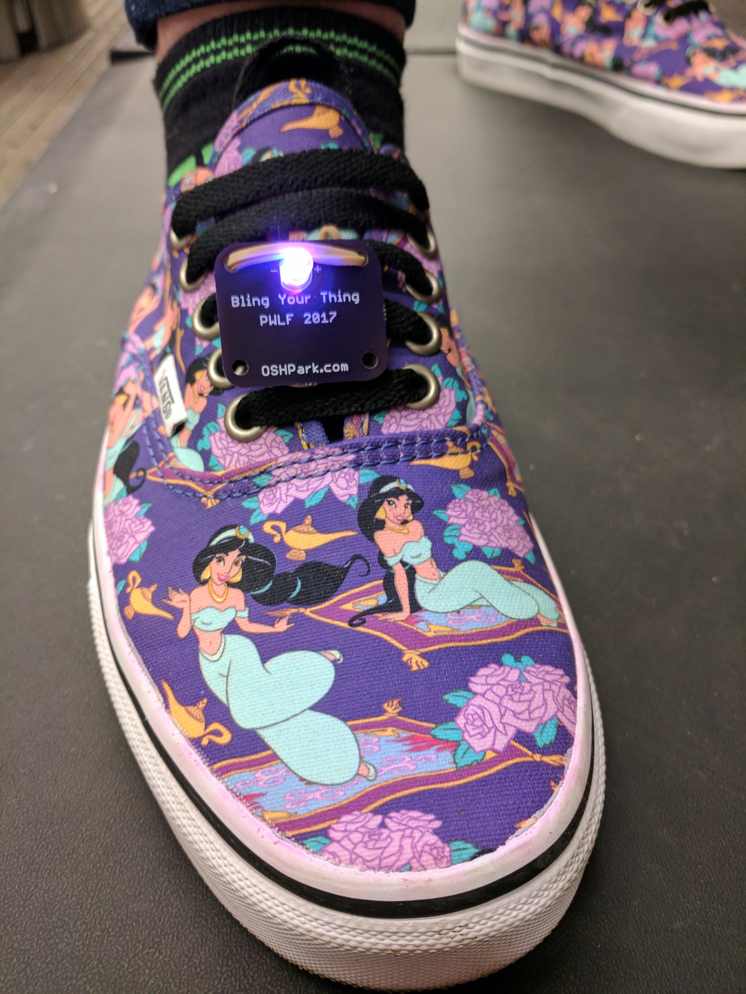 attach it to your sneakers