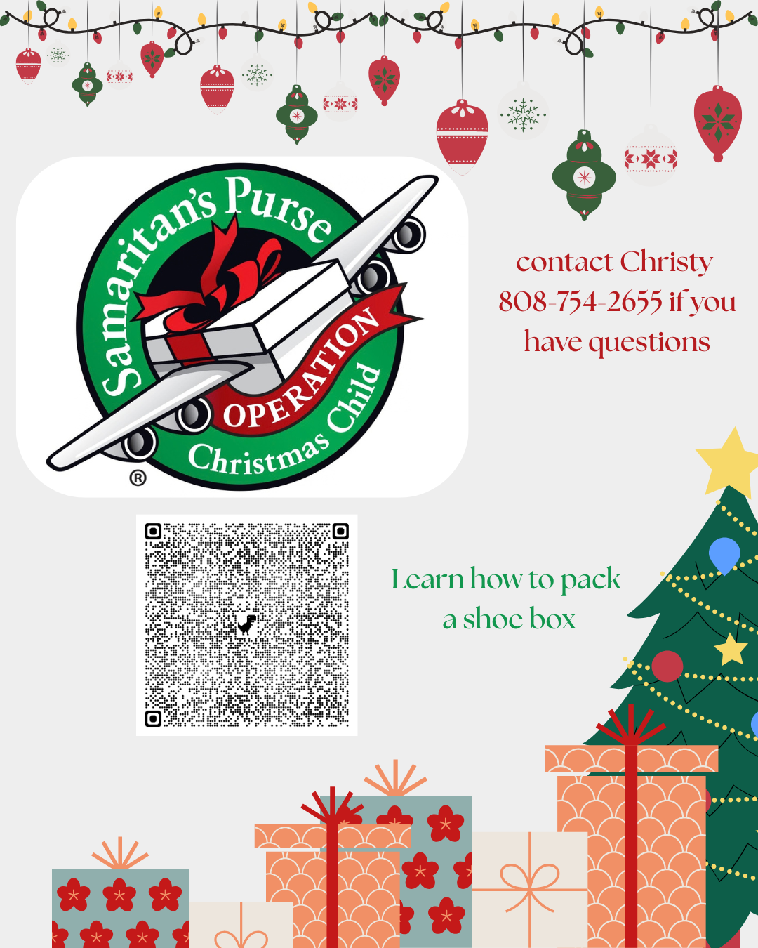 Let’s Pack Shoeboxes for Operation Christmas Child