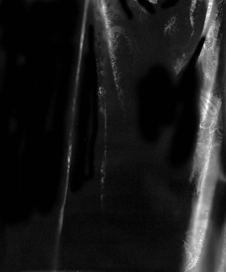  50 in. by 42.5 in.  Unique Silver Gelatin Print  From  Curtains  