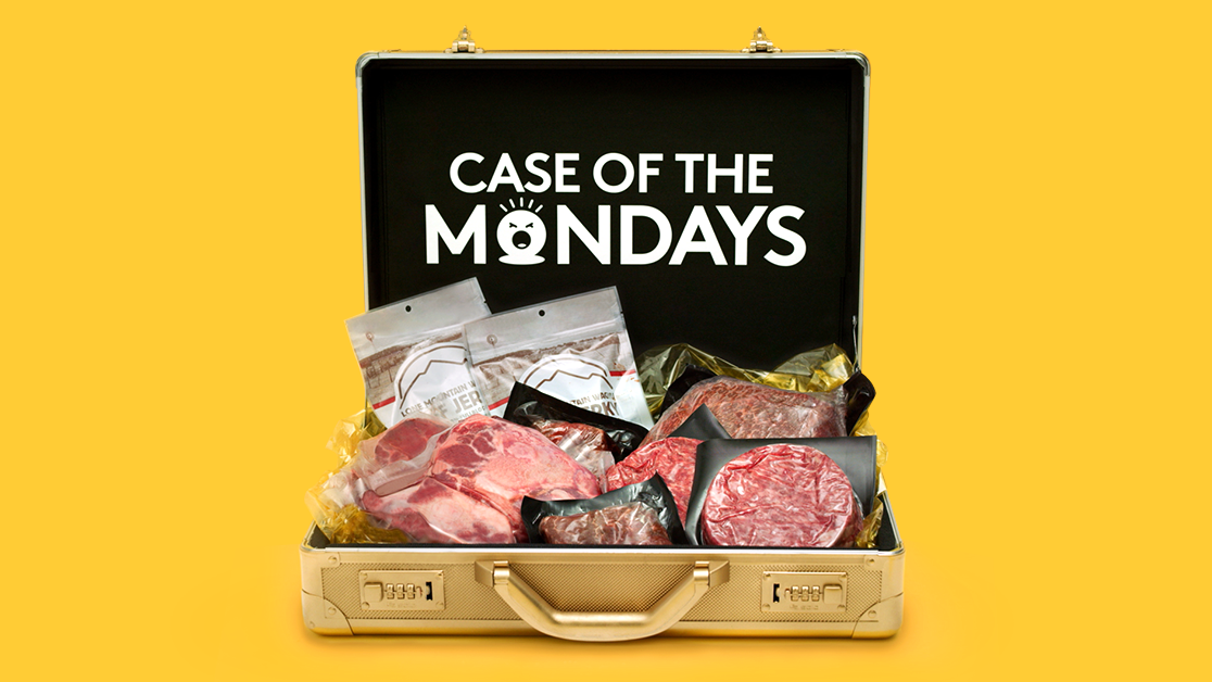  Case of the Mondays ad campaign product development for Lone Mountain Wagyu by Tom Morhous and Remo+Oob, Ltd. 