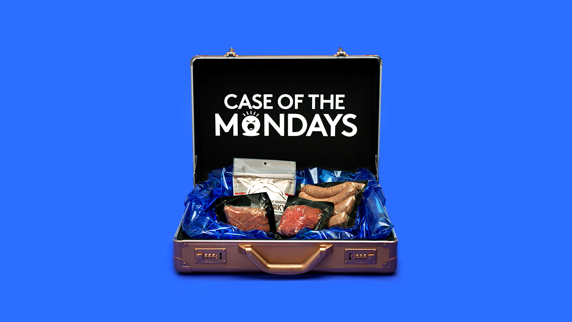  Case of the Mondays ad campaign product development for Lone Mountain Wagyu by Tom Morhous and Remo+Oob, Ltd. 