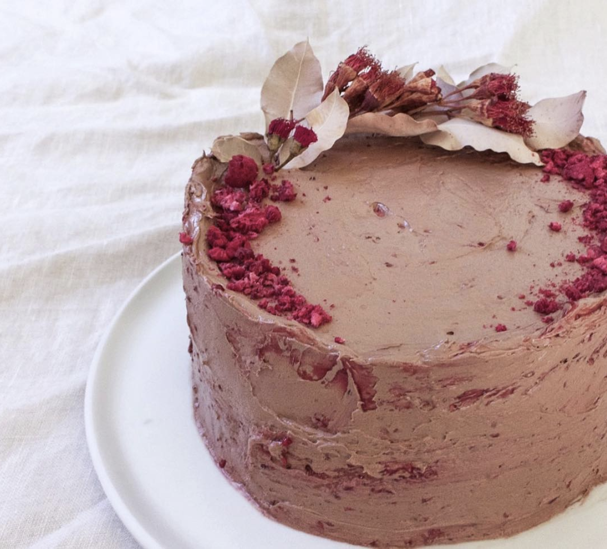 chocolate and raspberry cake