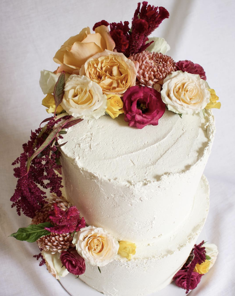 floral wedding cake melbourne