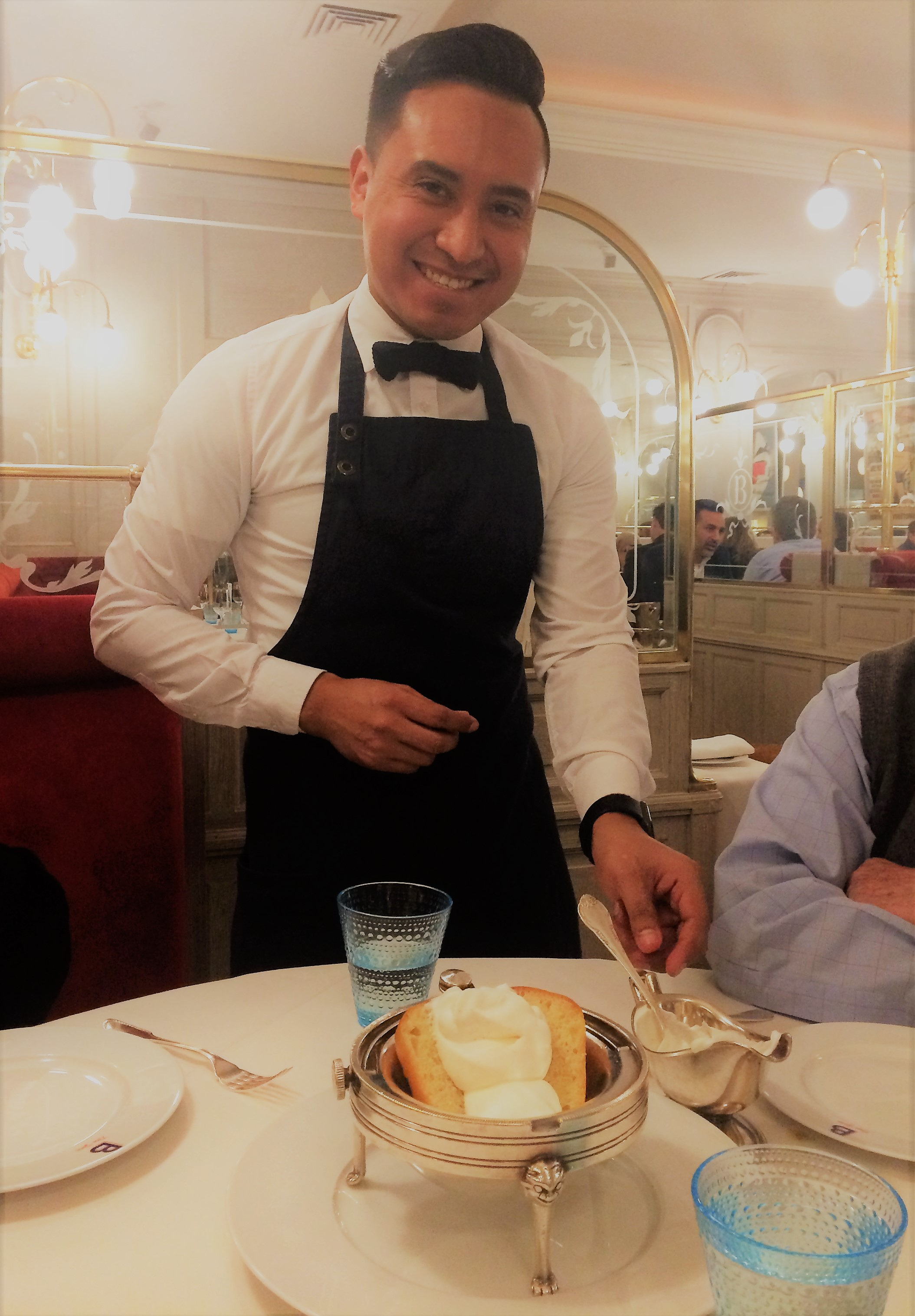 Our charming waiter...