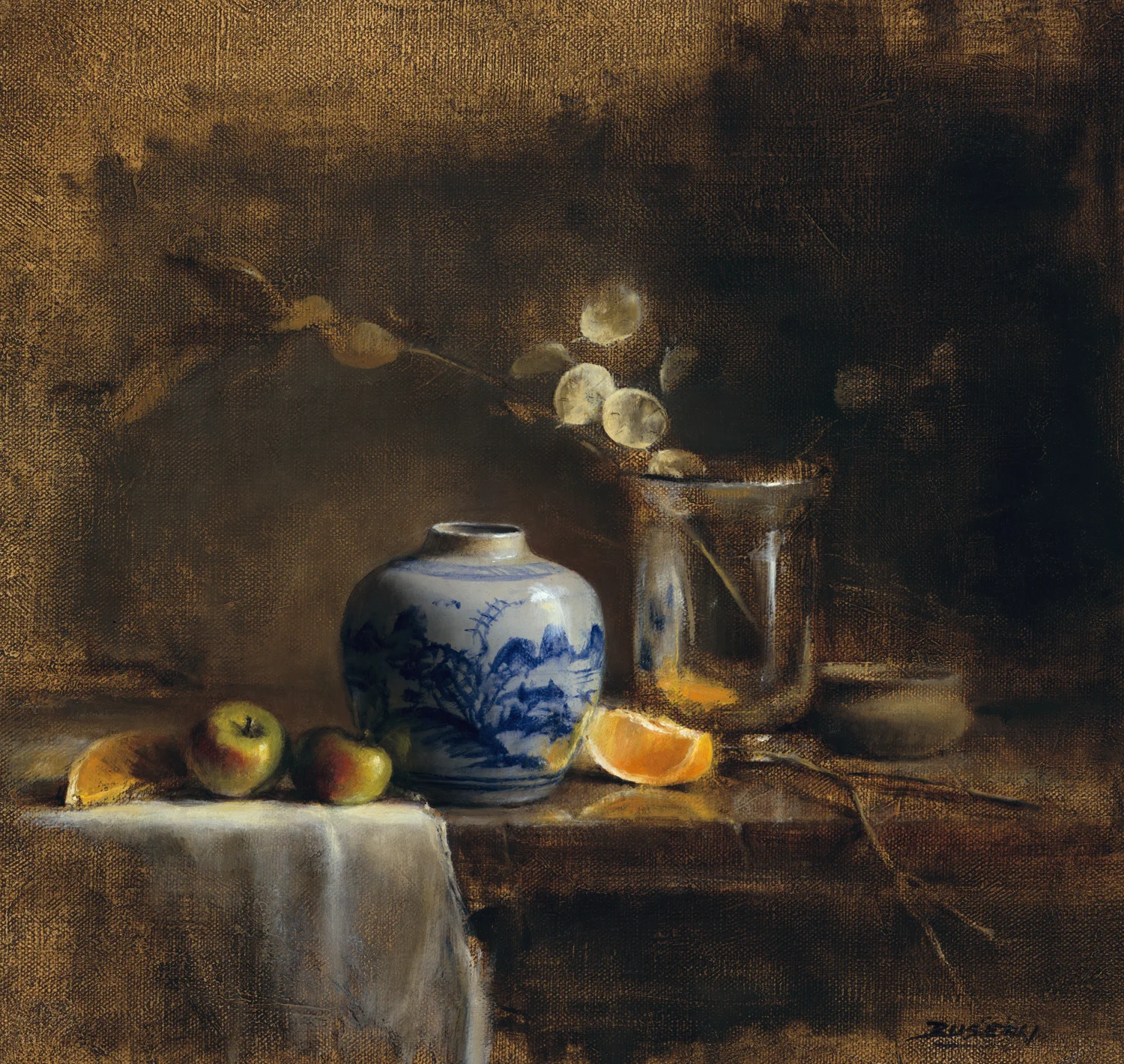 THE CHINESE JAR oil on linen | 15" x 16"