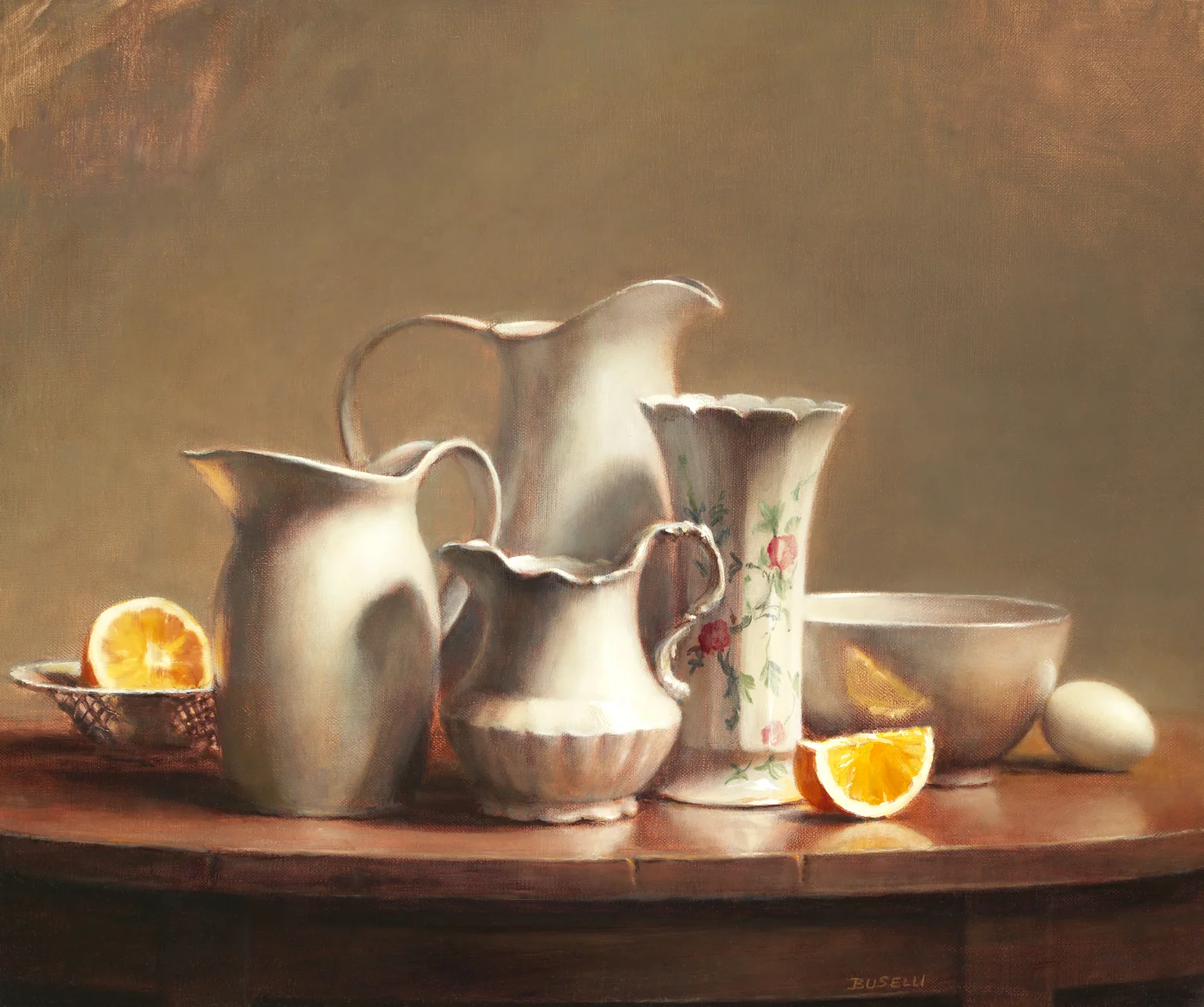 STUDY IN WHITE oil on linen | 20" x 24"
