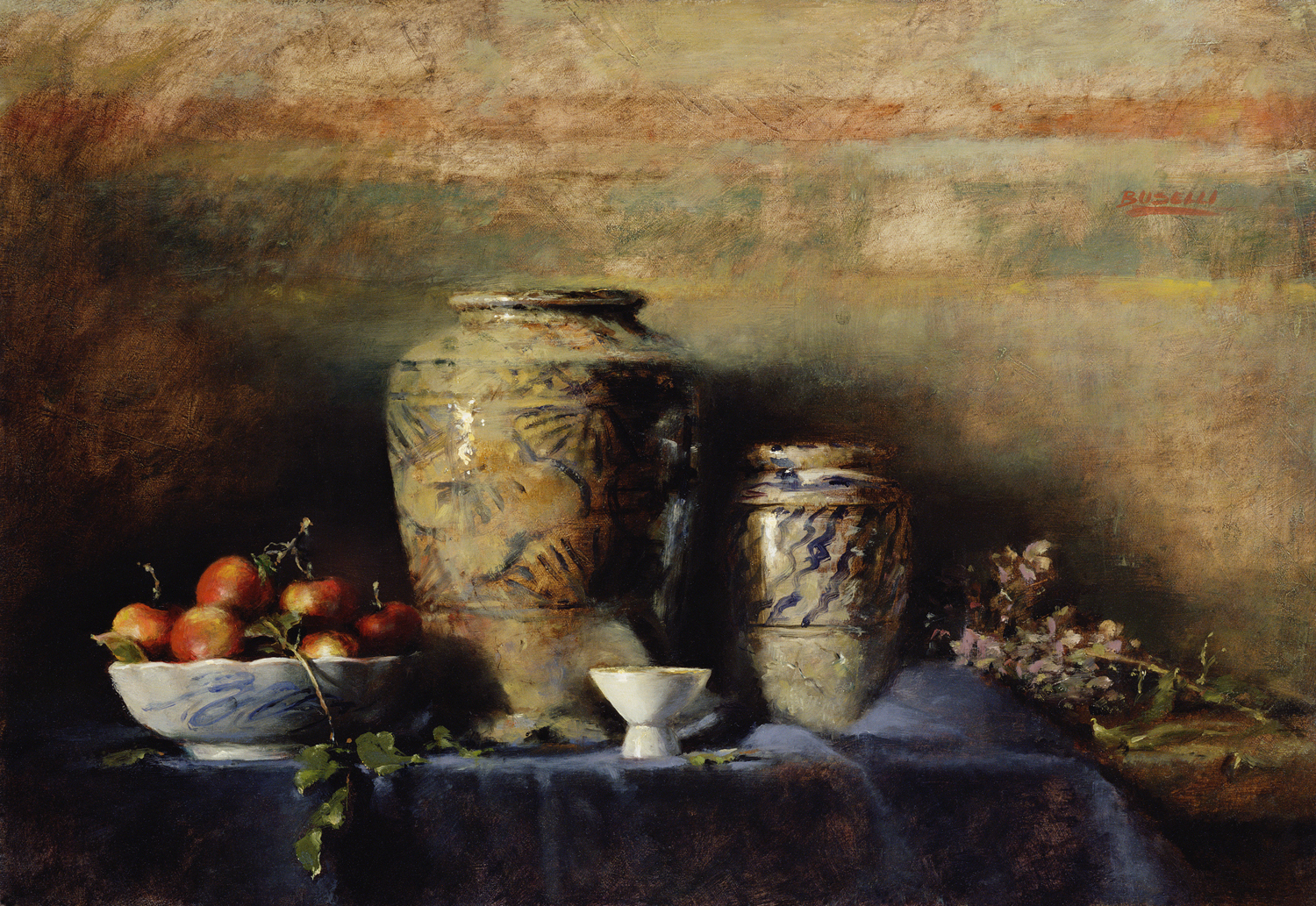 OLD PERSIAN VASES KNICKERBOCKER ARTISTS | SALMAGUNDI CLUB LOEB MEMORIAL AWARD FOR PAINTING oil on linen | 18" x 26