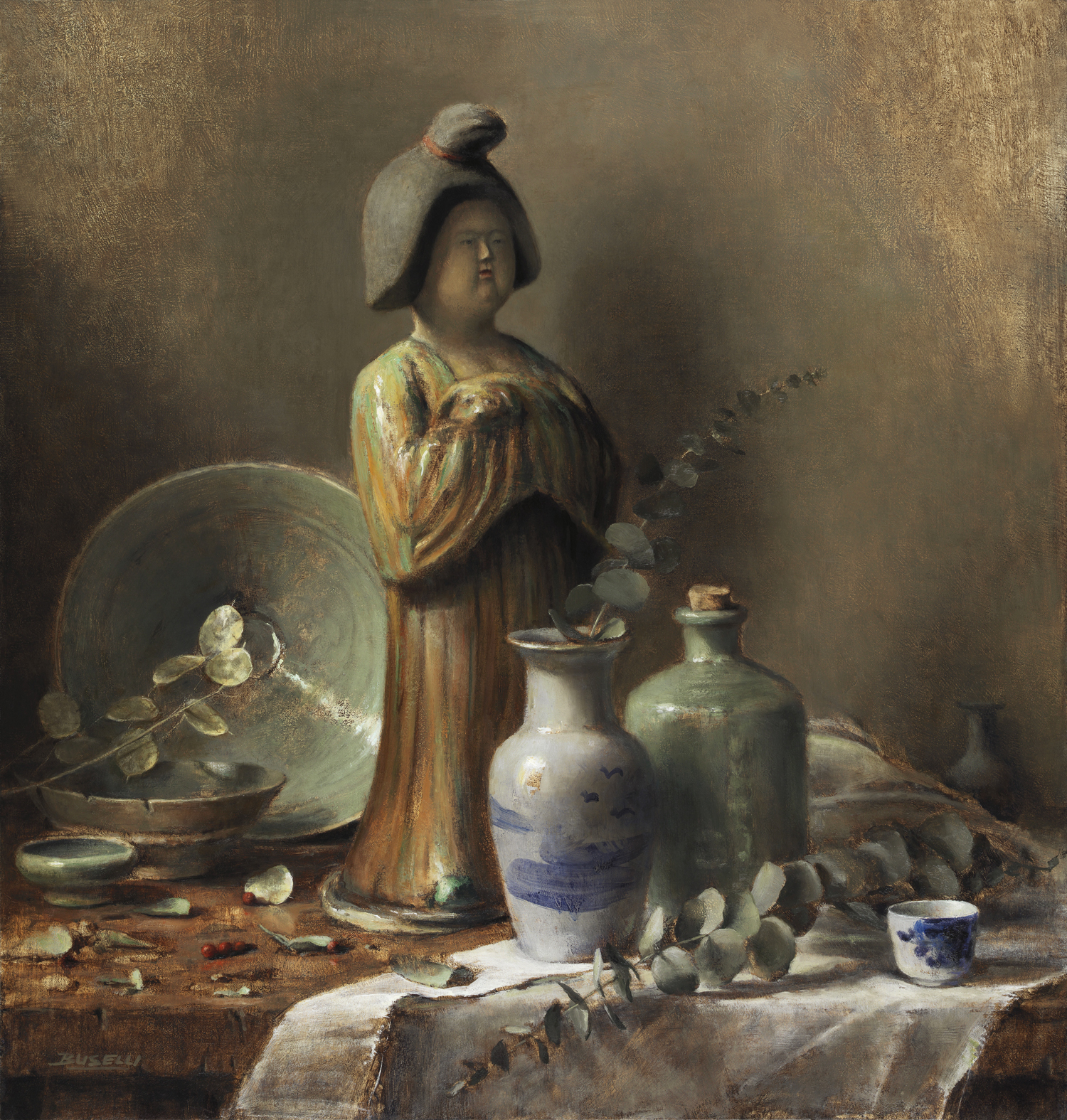   TANG LADY   ART RENEWAL CENTER FINALIST 2017 SALON  OIL PAINTERS OF AMERICA NATIONAL EXHIBITION  oil on linen | 20" x 21" 