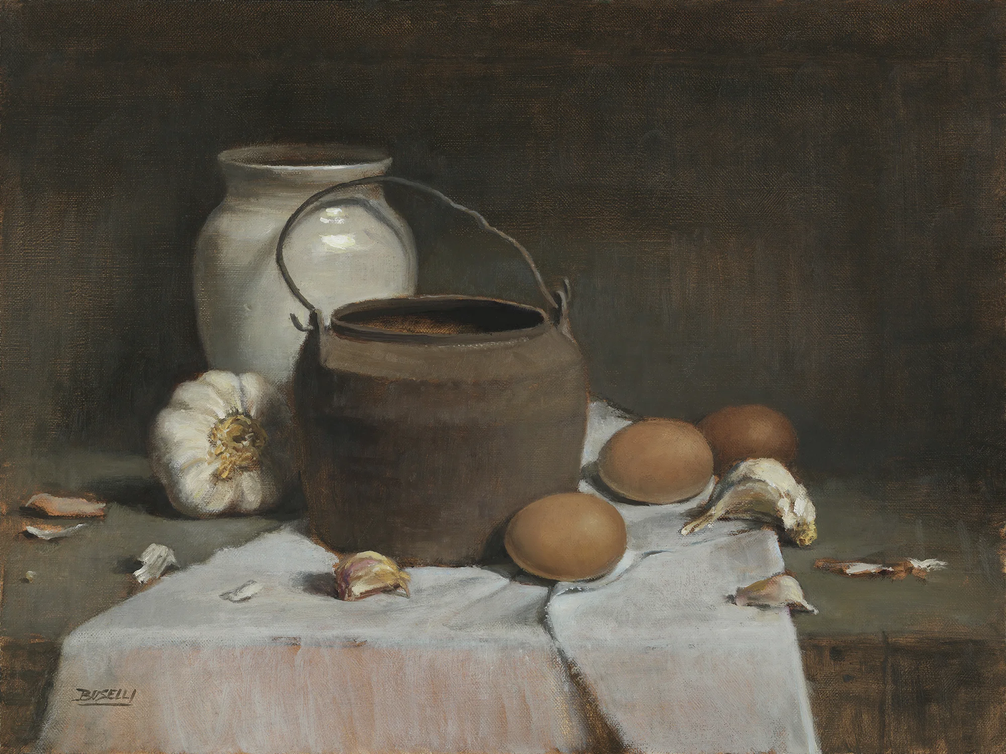 THE MELTING POT oil on linen | 12" x 16