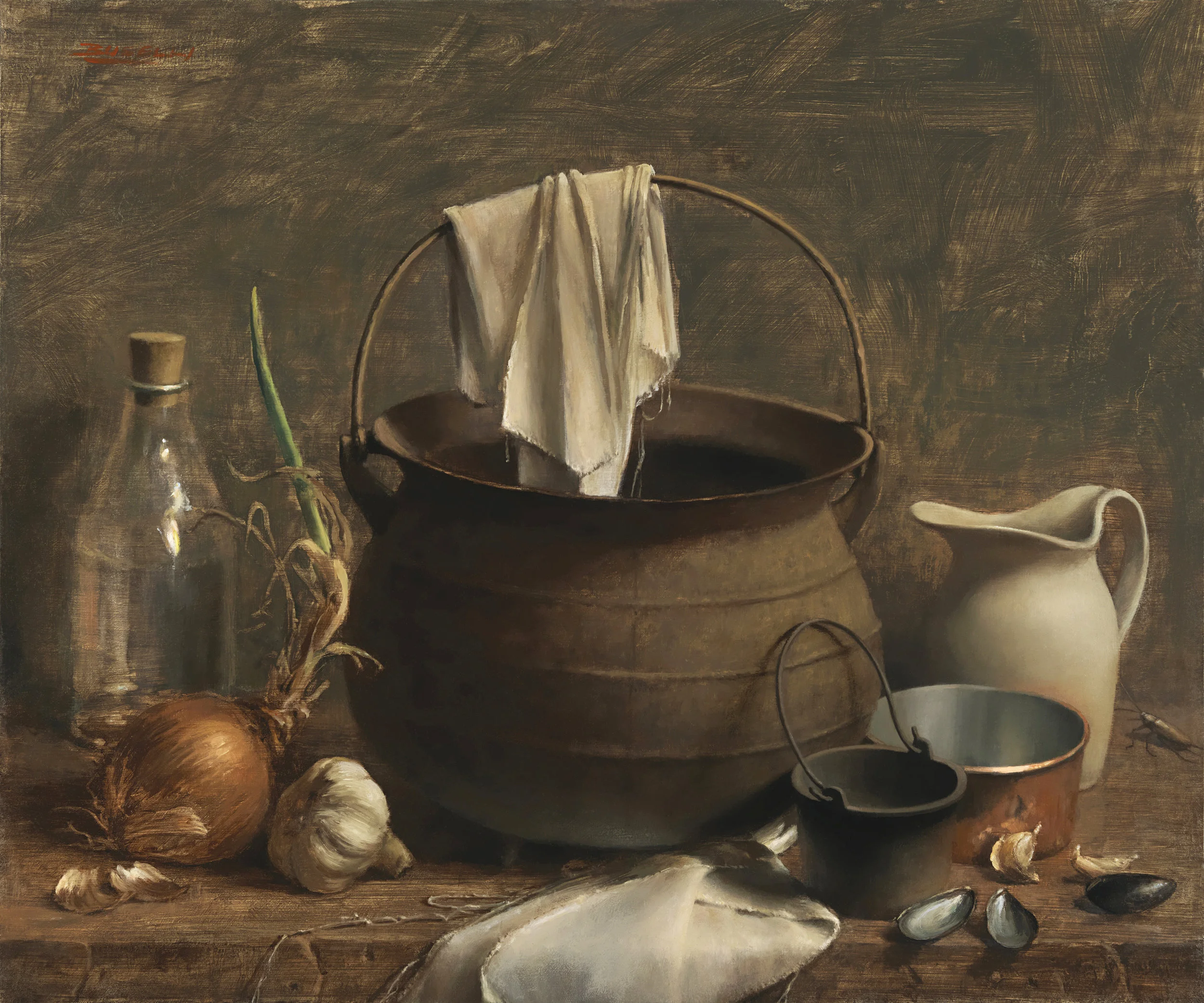 THE OLD MELTING POTS oil on linen | 20 x 24