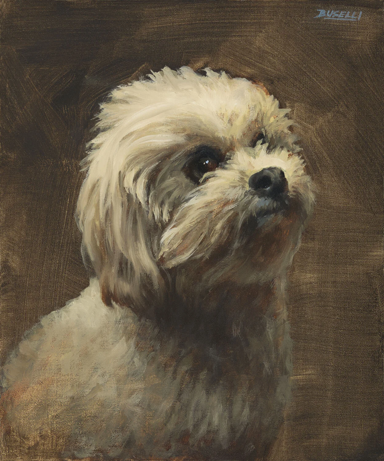 “CALVIN” oil on linen | 12” x 10”