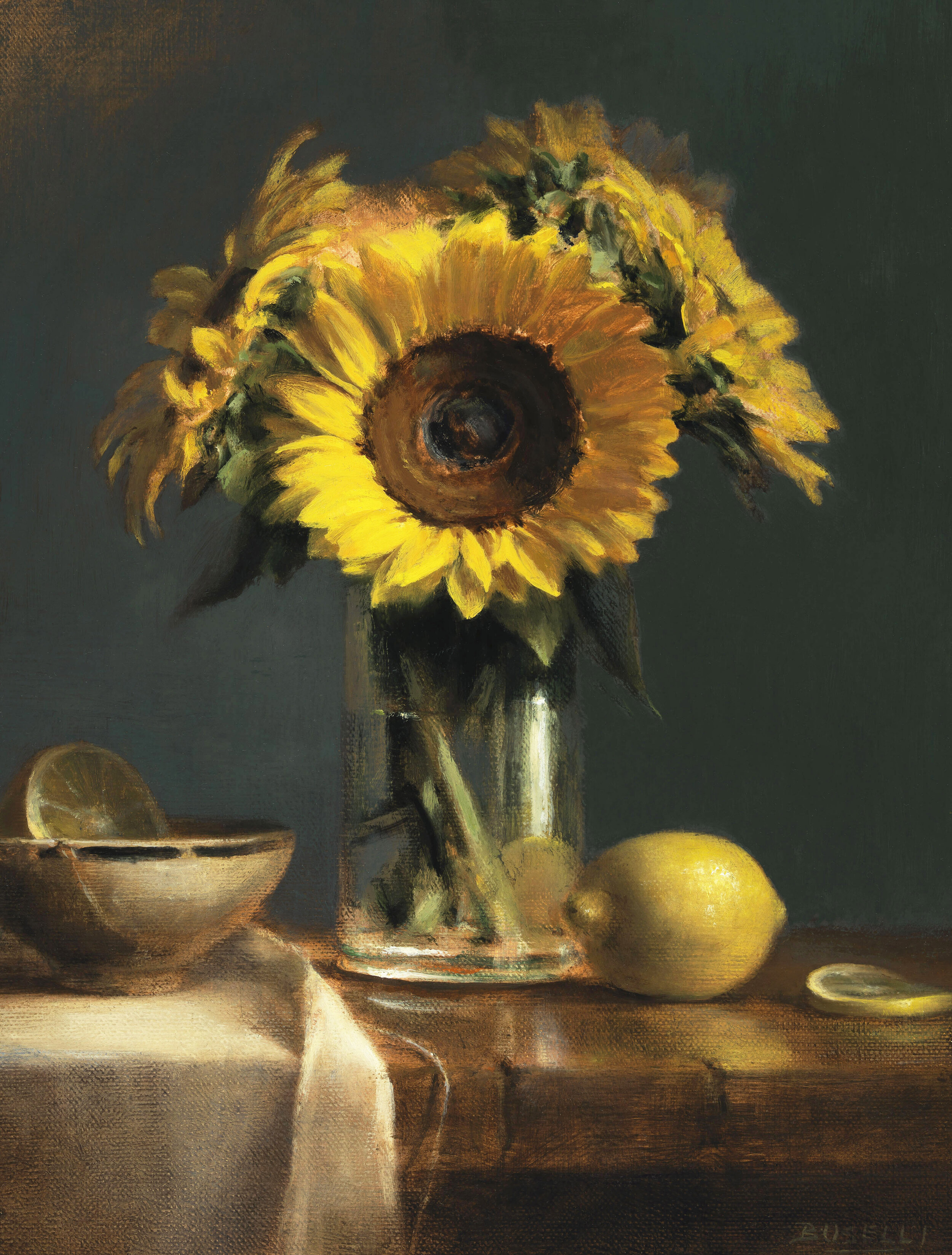 3. Sunflowesr with Lemons - Buselli - 14 x 11 - oil on linen.jpg