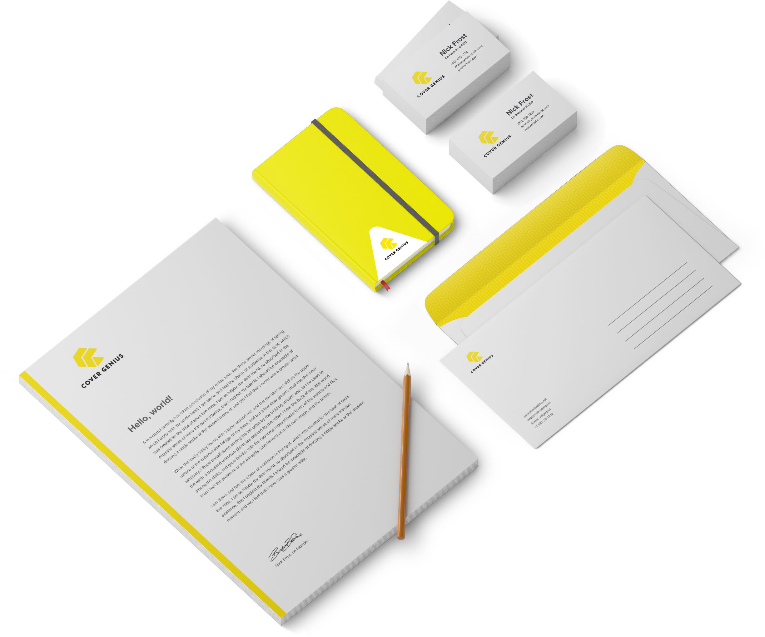 Yellow, a fresh new brand colour