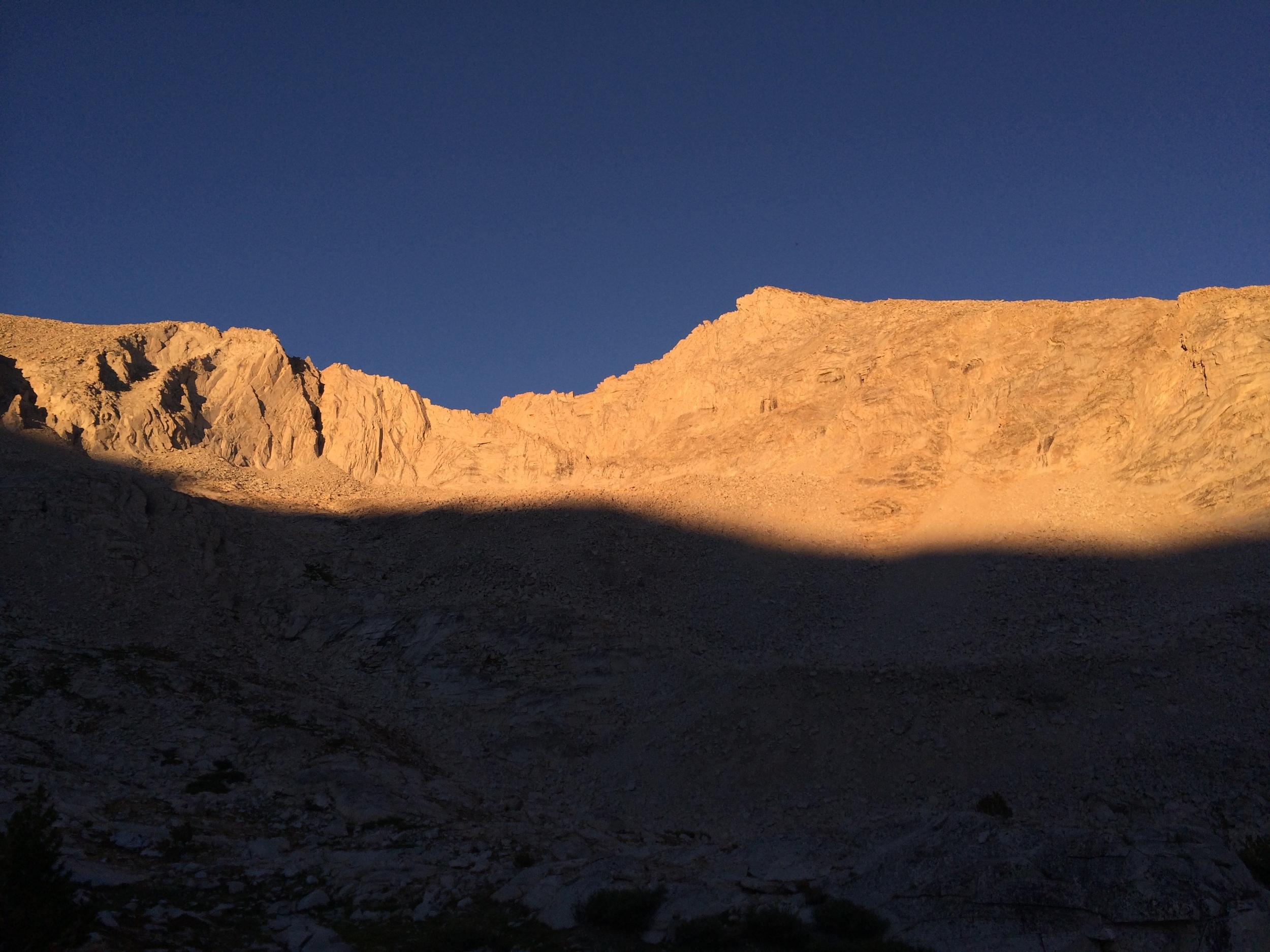 Alpenglow upper Lake Basin