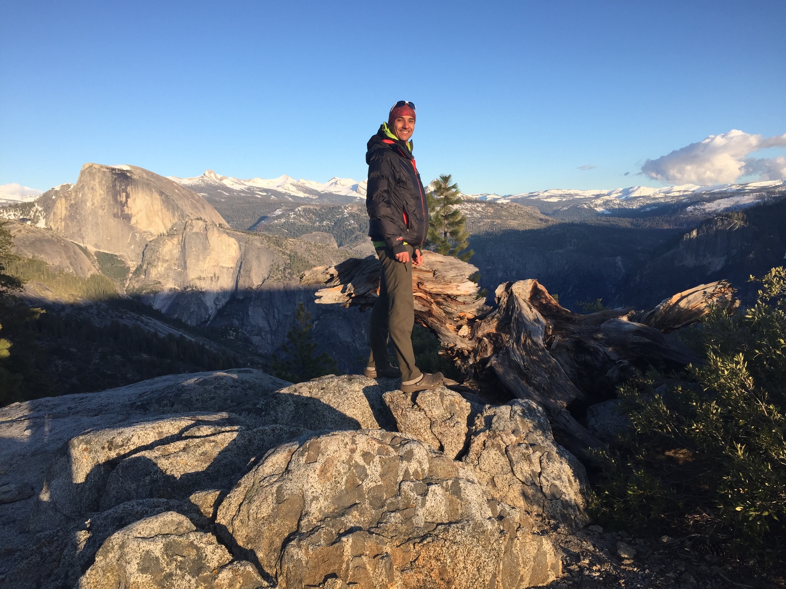 Half Dome alpenglow