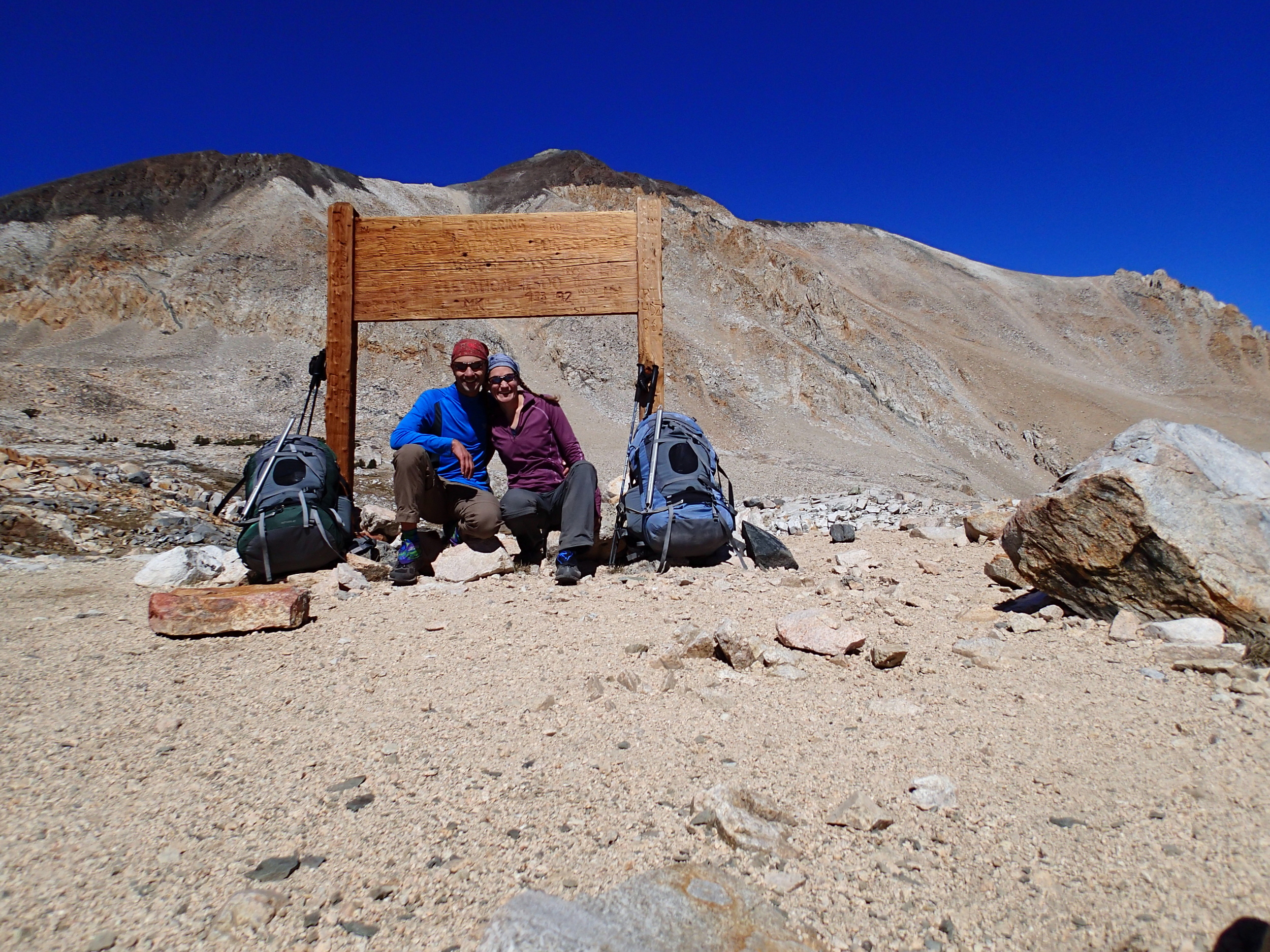 Taboose Pass Deep Blue Sky