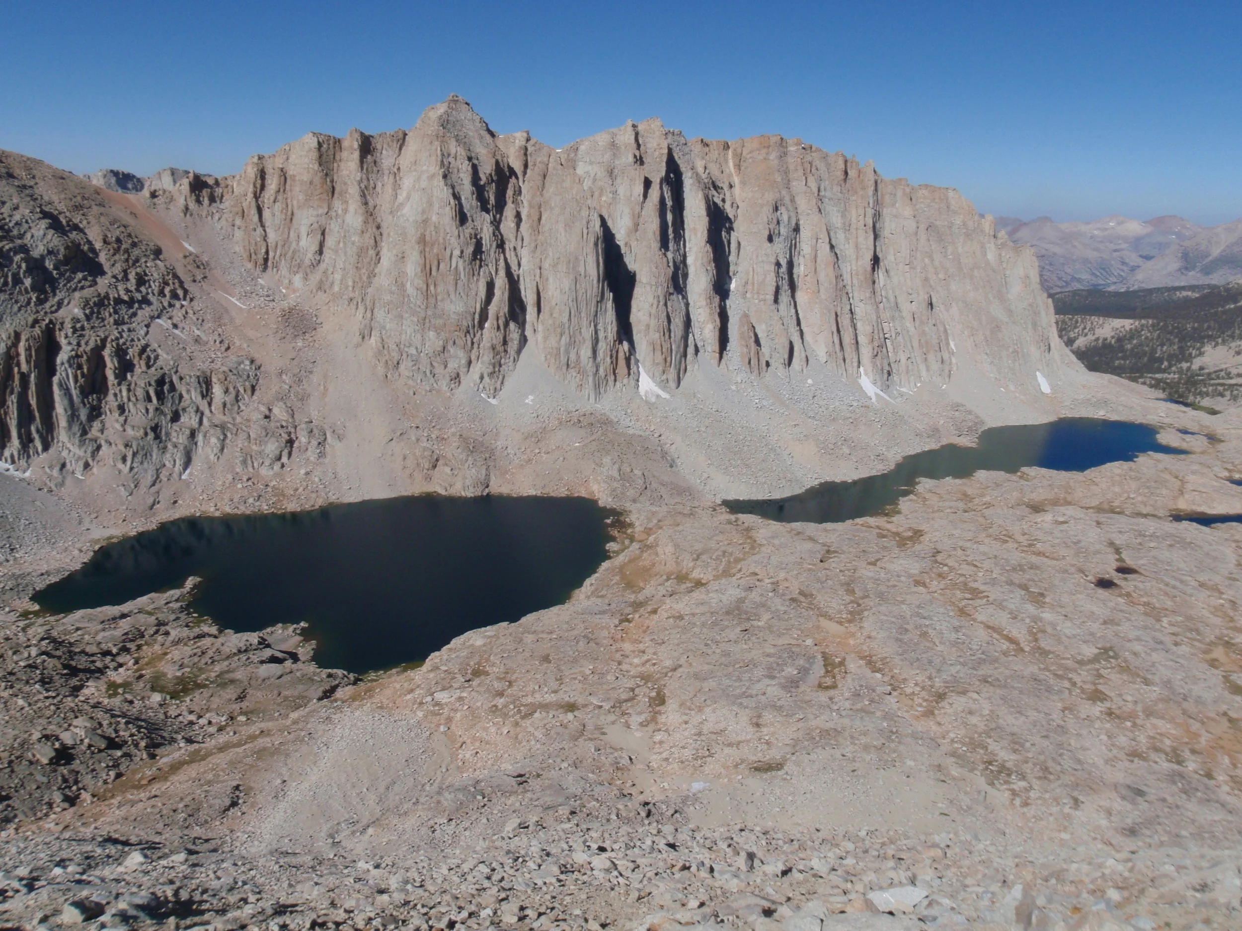Hitchcock Lakes below Mt. Hitchcock, southwest of Mt. Whitney