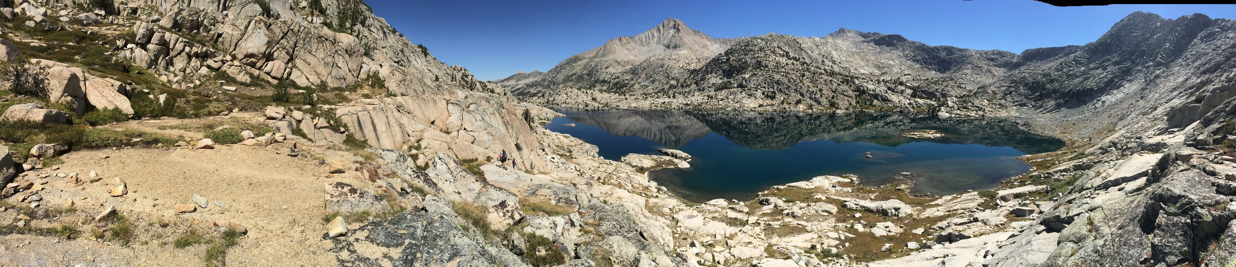 Island Lake as seen from below Sharp Note Lake