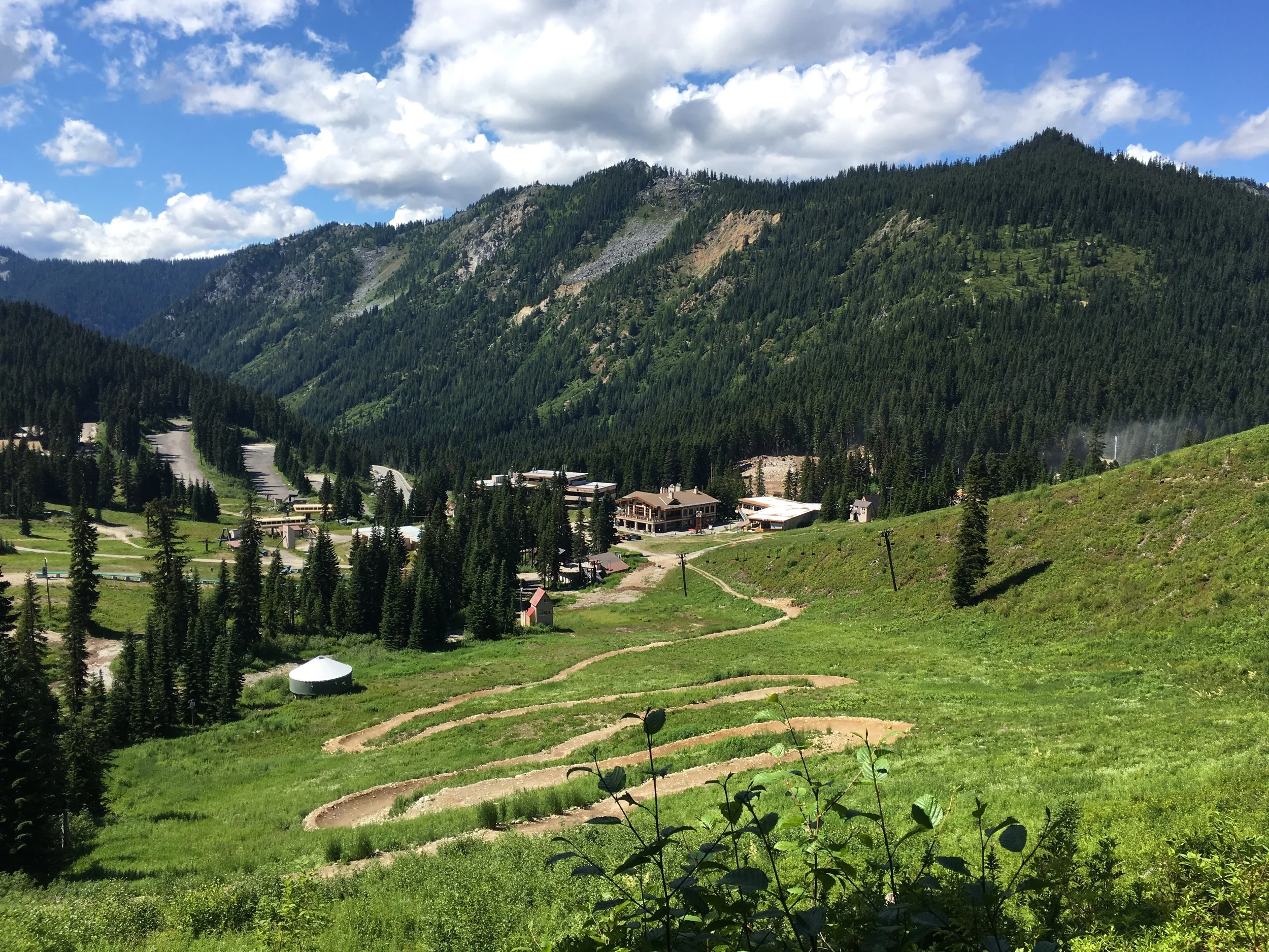 Stevens Pass- summer for PCT hikers and Mtn bikers, winter for skis and boards