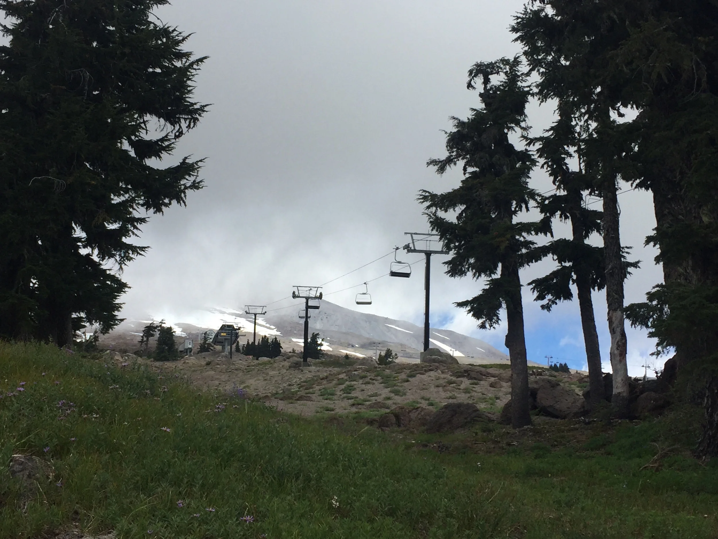 Is there a mountain up there? Or ski lifts to nowhere