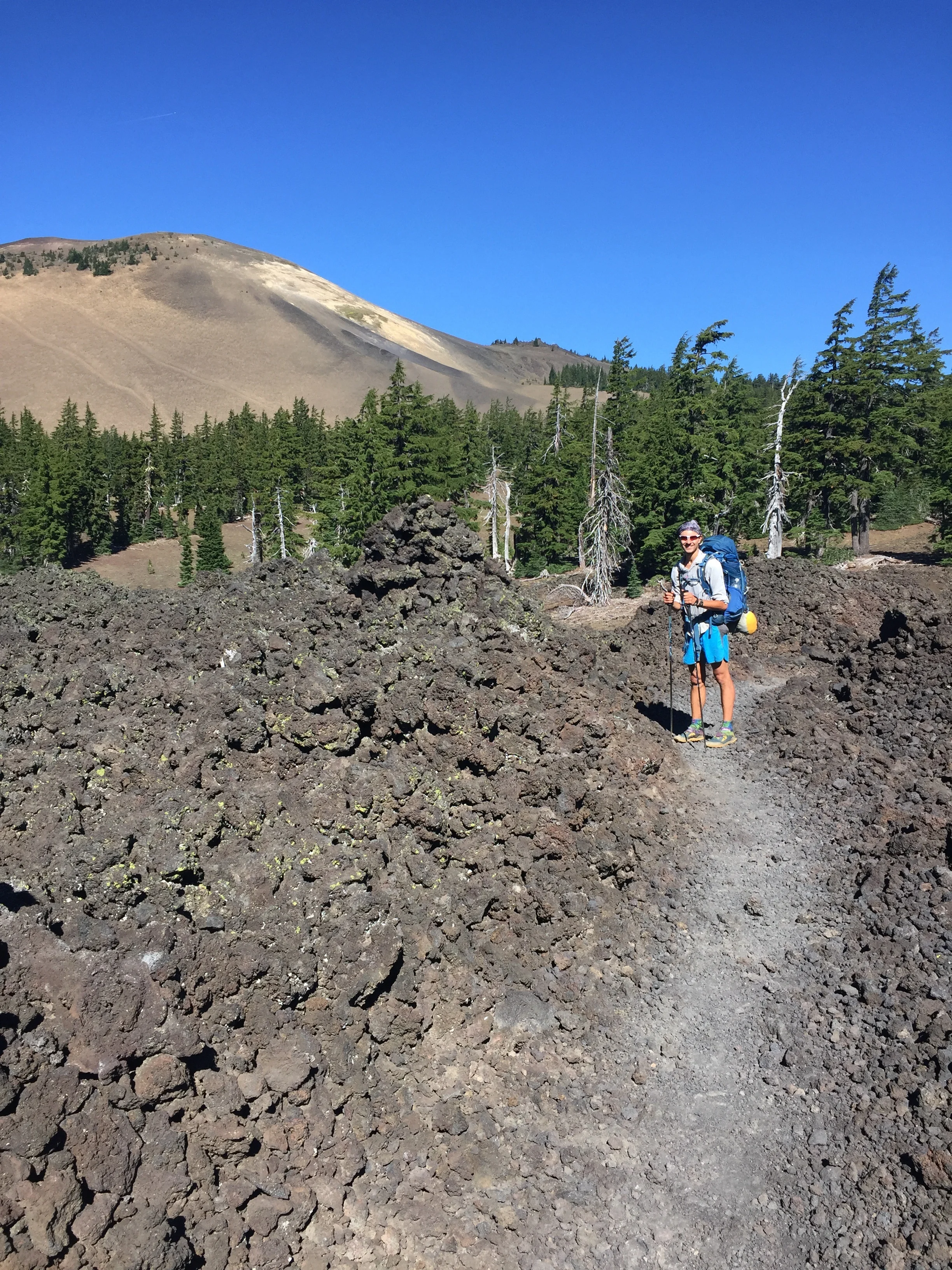 Belknap Crater is where all of this lava came from ~3000 years ago