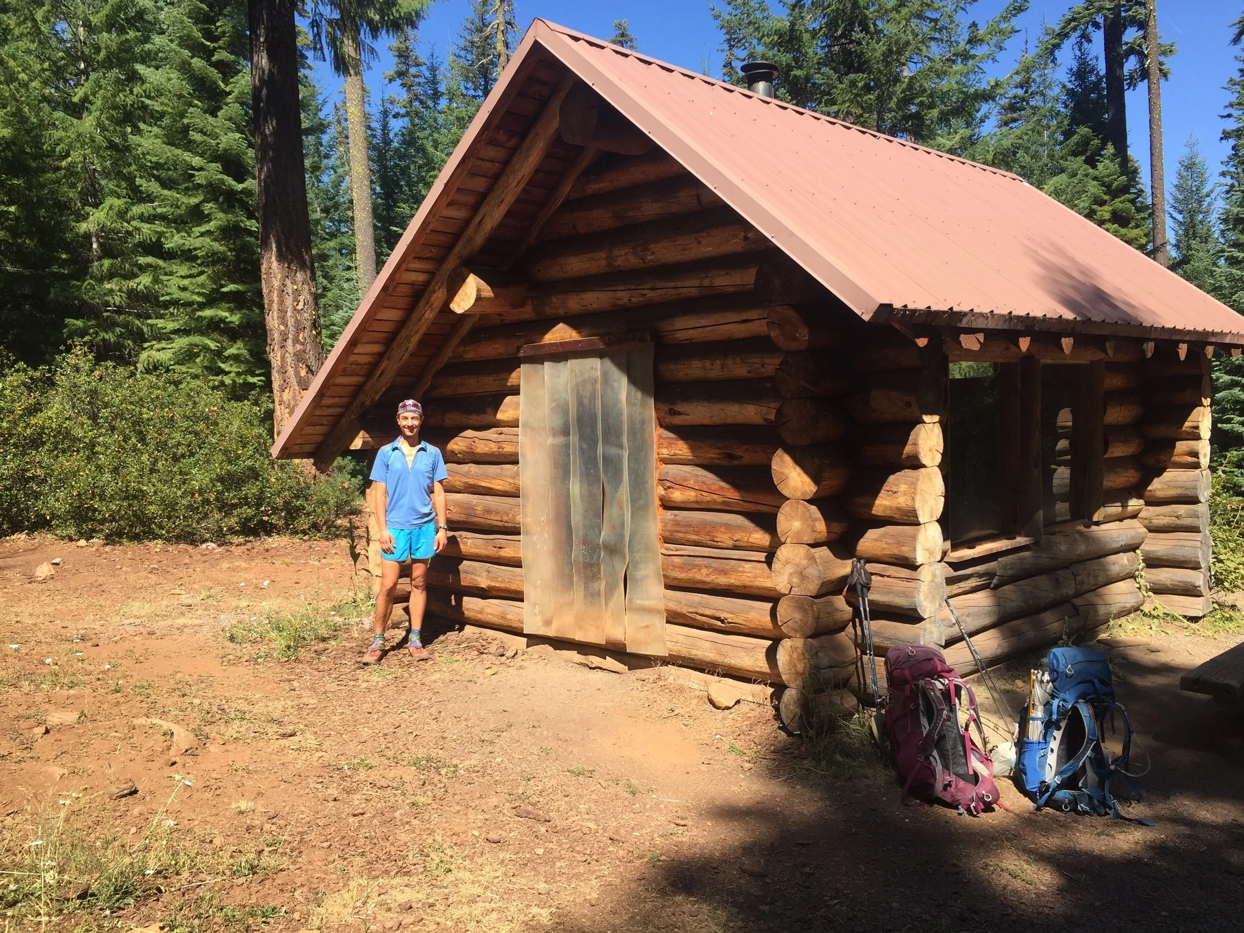 South Brown Mountain Shelter, an oasis of trail magic on Day 47