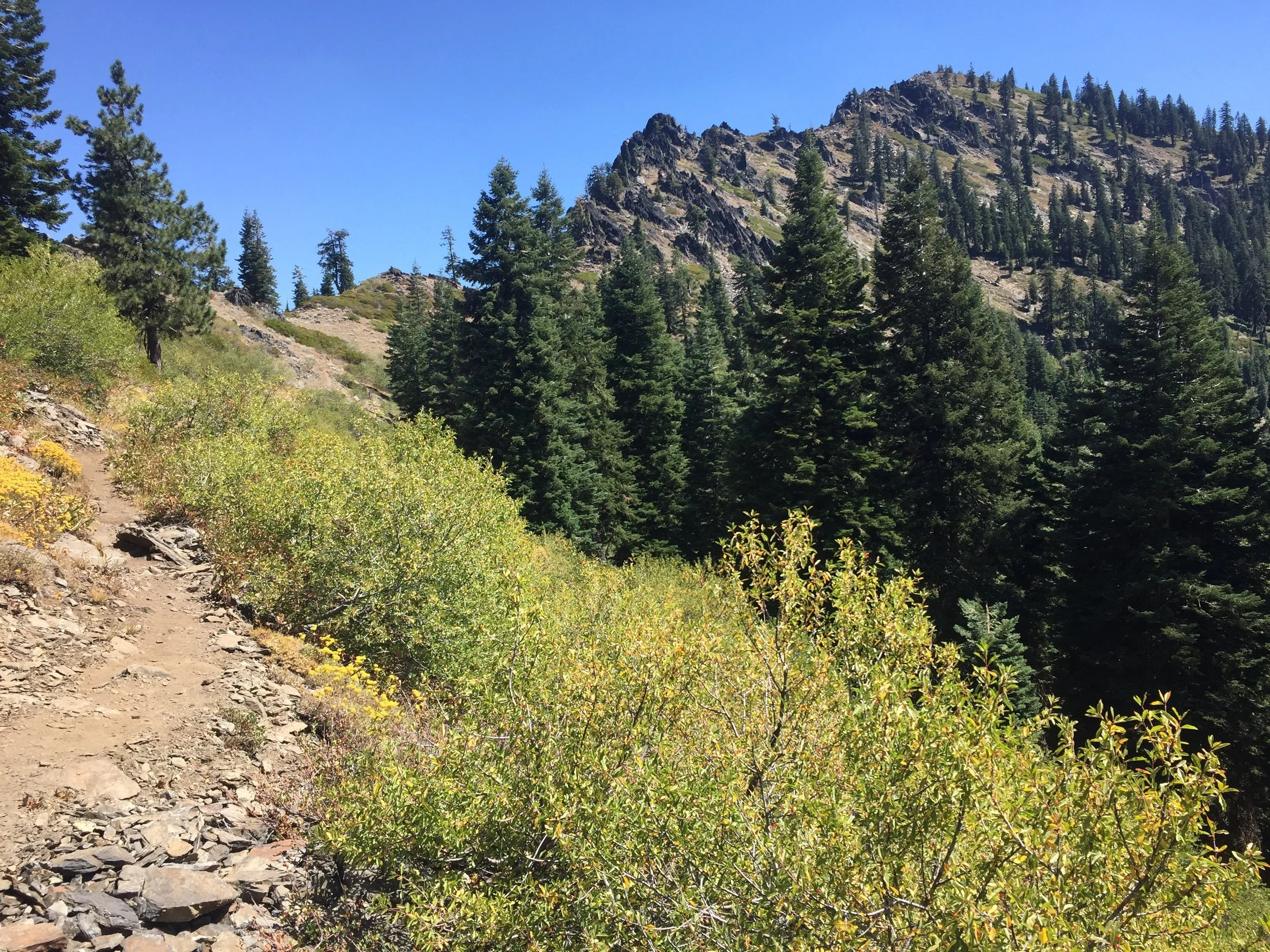 Another ridgeline in the marble mountains