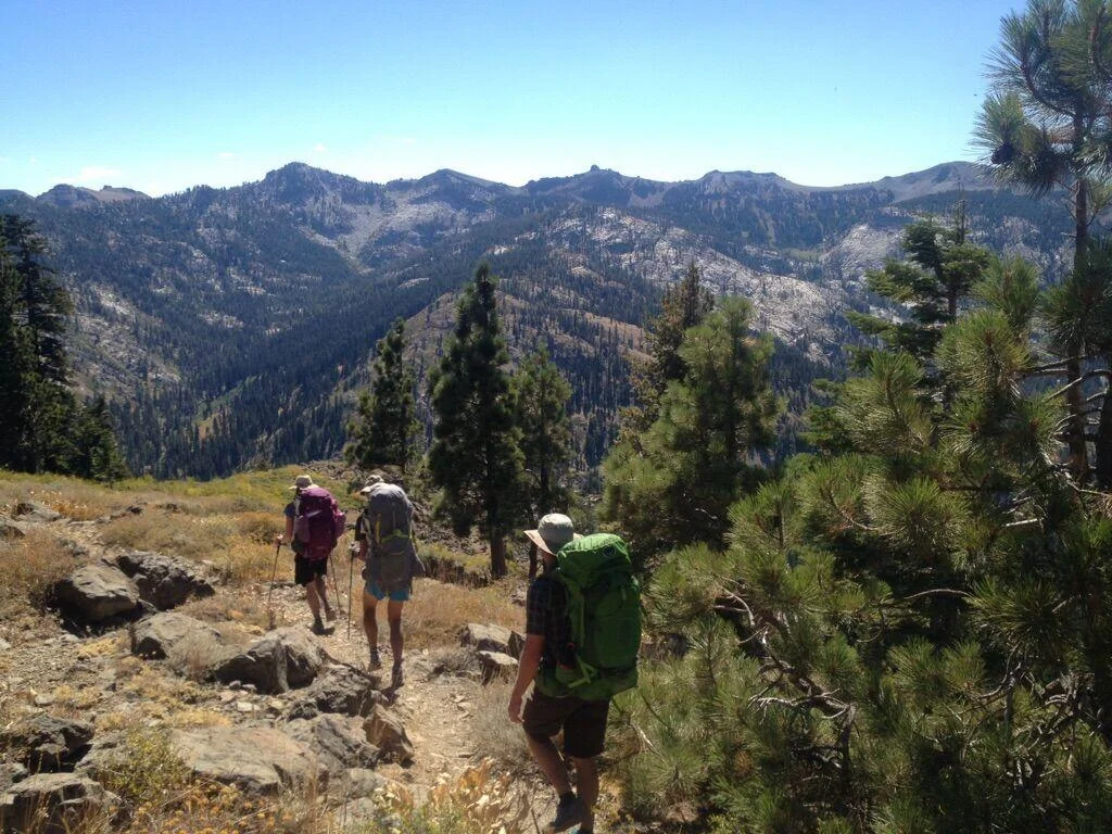 Headed down the trail: Huckleberry, Macro, & Bryan (PC- Matt)