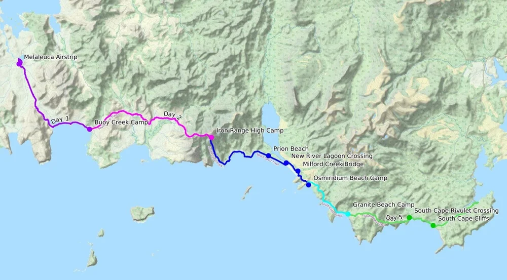 South Coast Track Tasmania Map South Coast Track Tasmania — Reason Number Seven