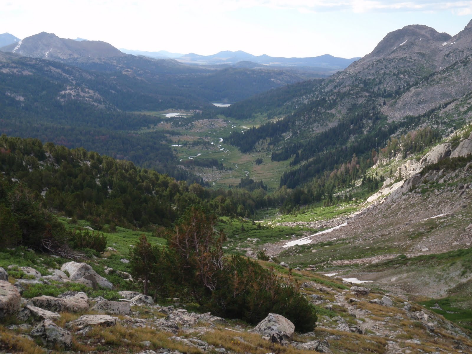 View down N Fork Canyon