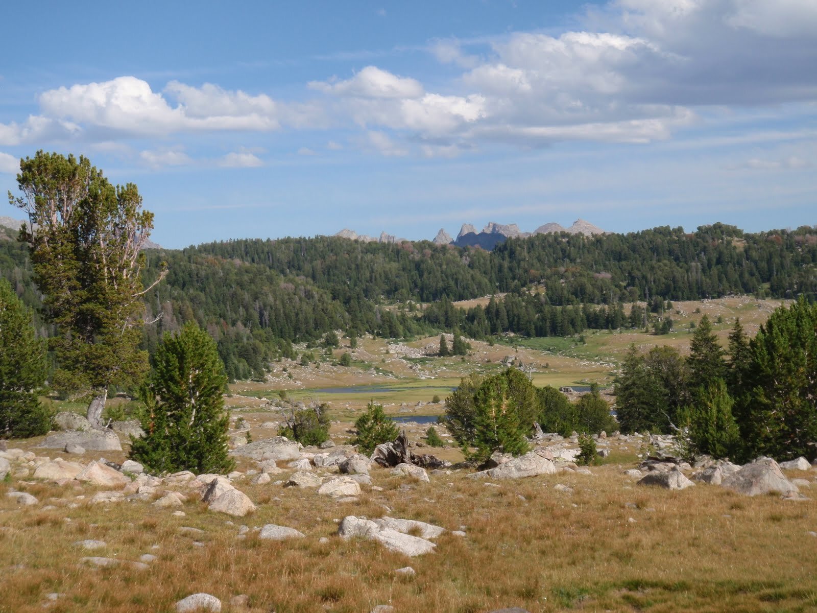 Cirque of the Towers from Sheep Creek Plateau