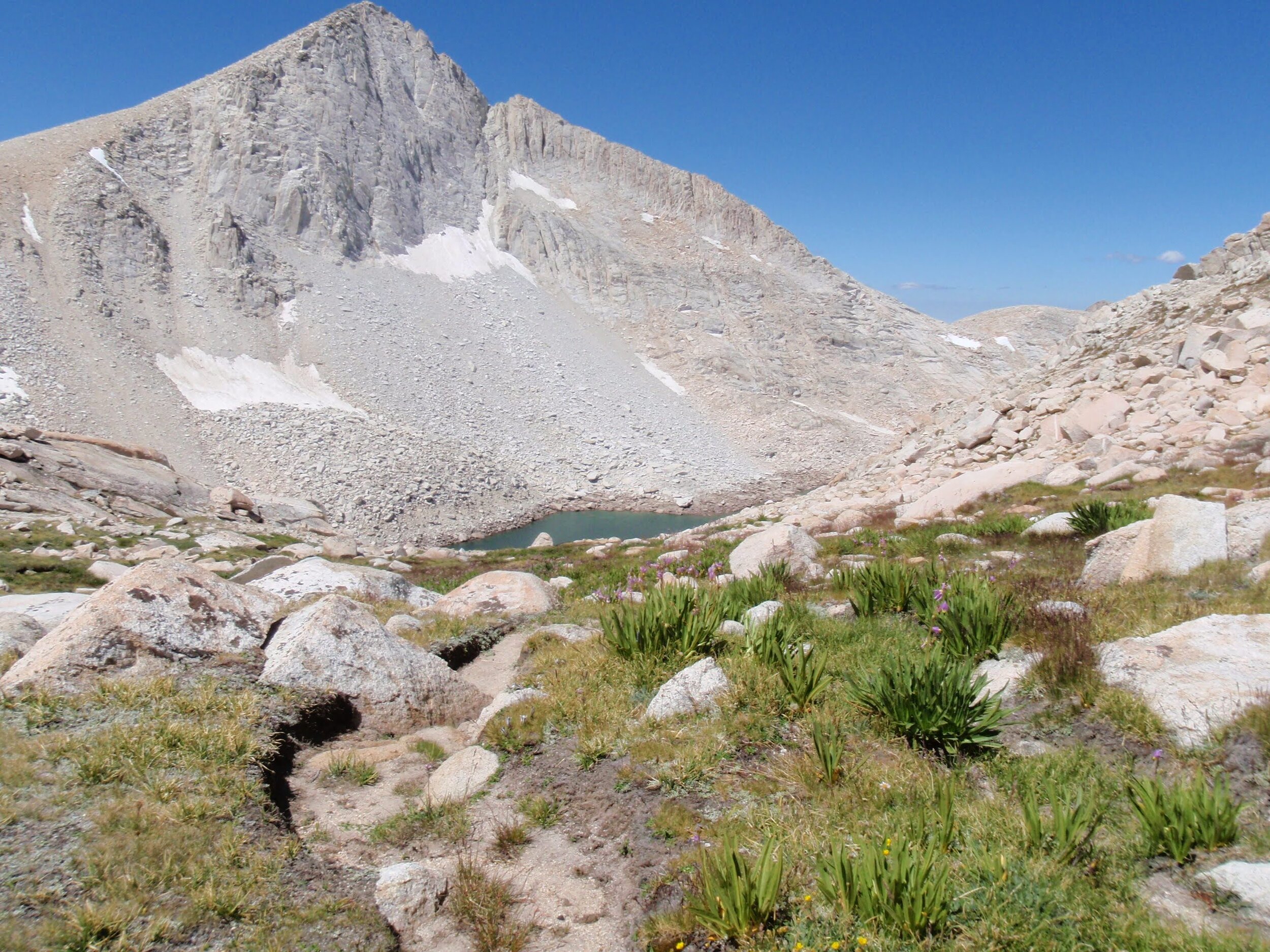 West side descent from Italy Pass