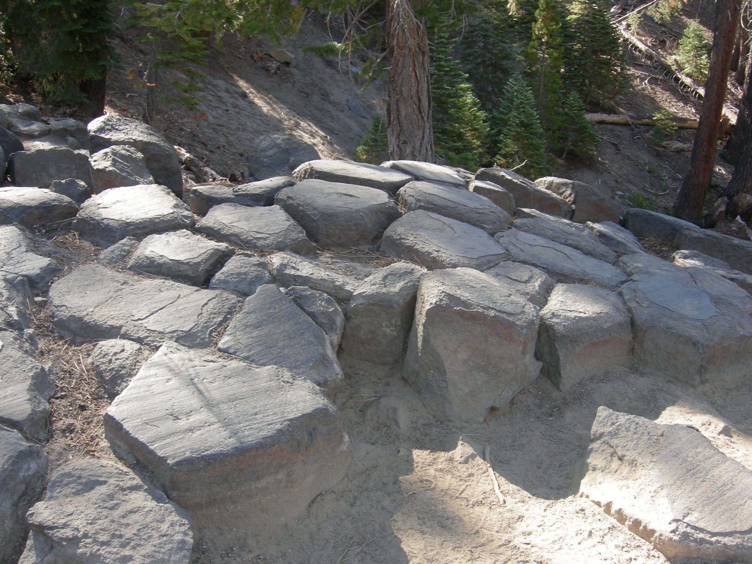 "Tessellated pavement" of Devil's Postpile