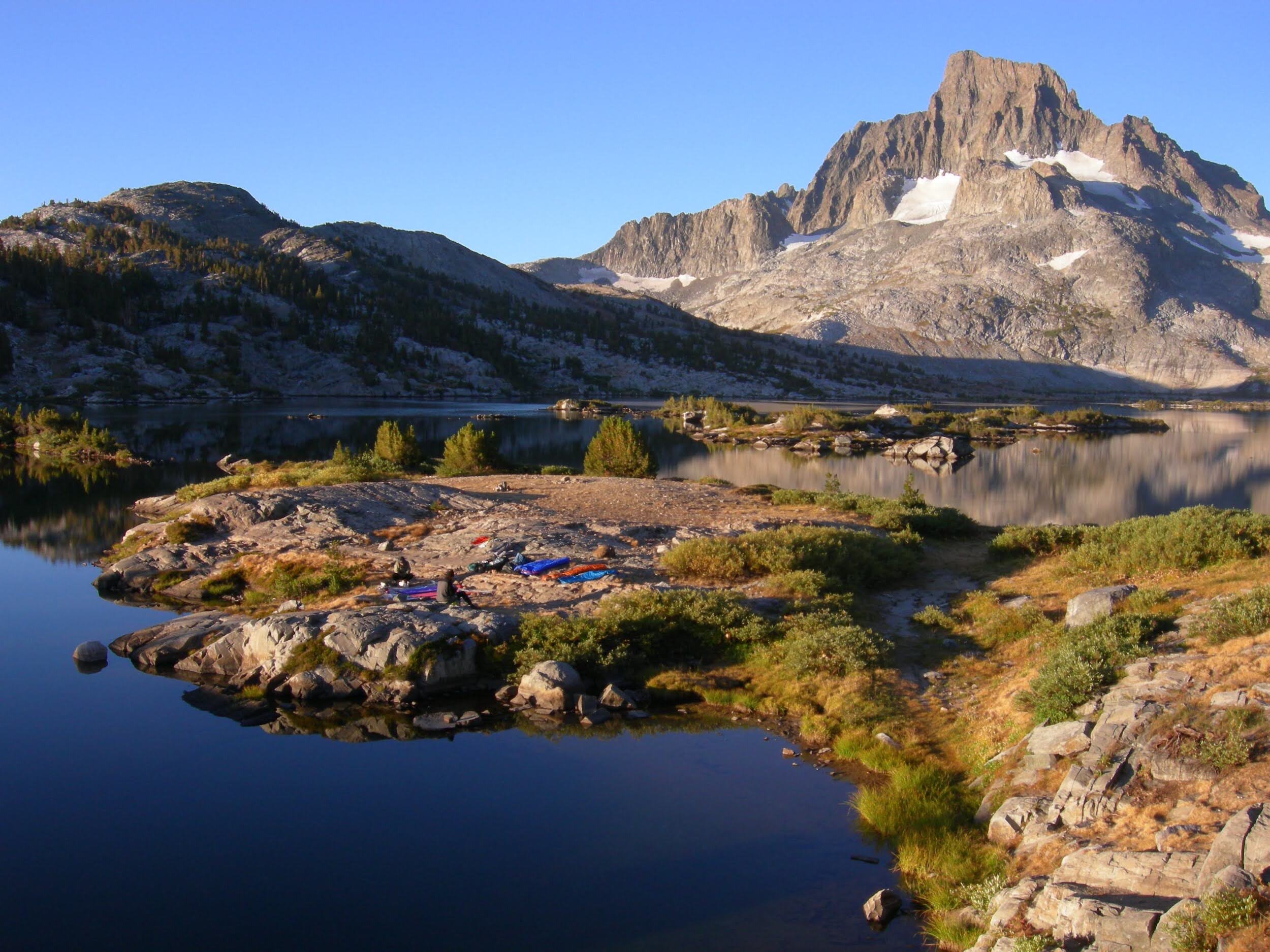 Thousand Island Lake campsite