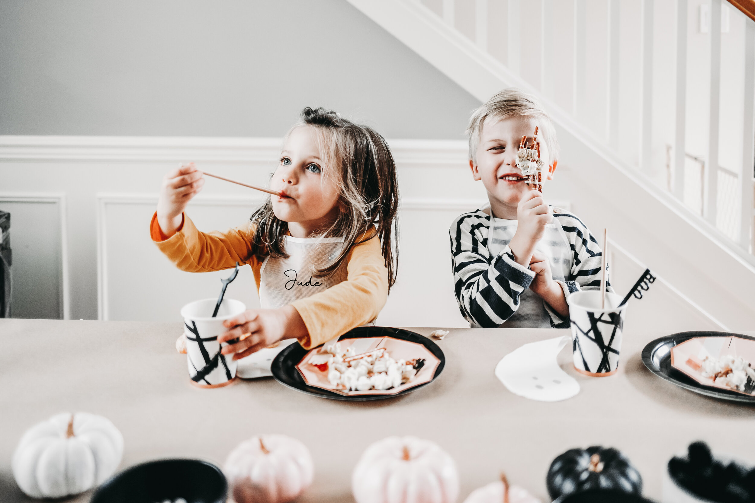 Pumpkin painting party