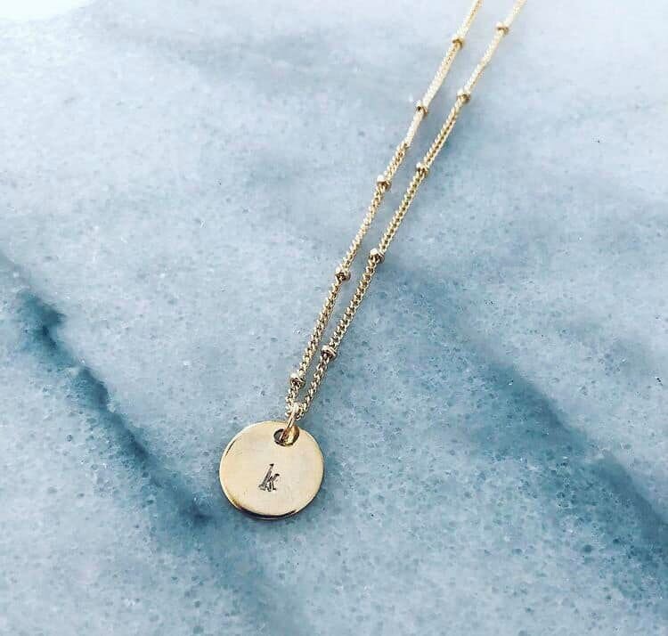 Lowercase Initial Necklace