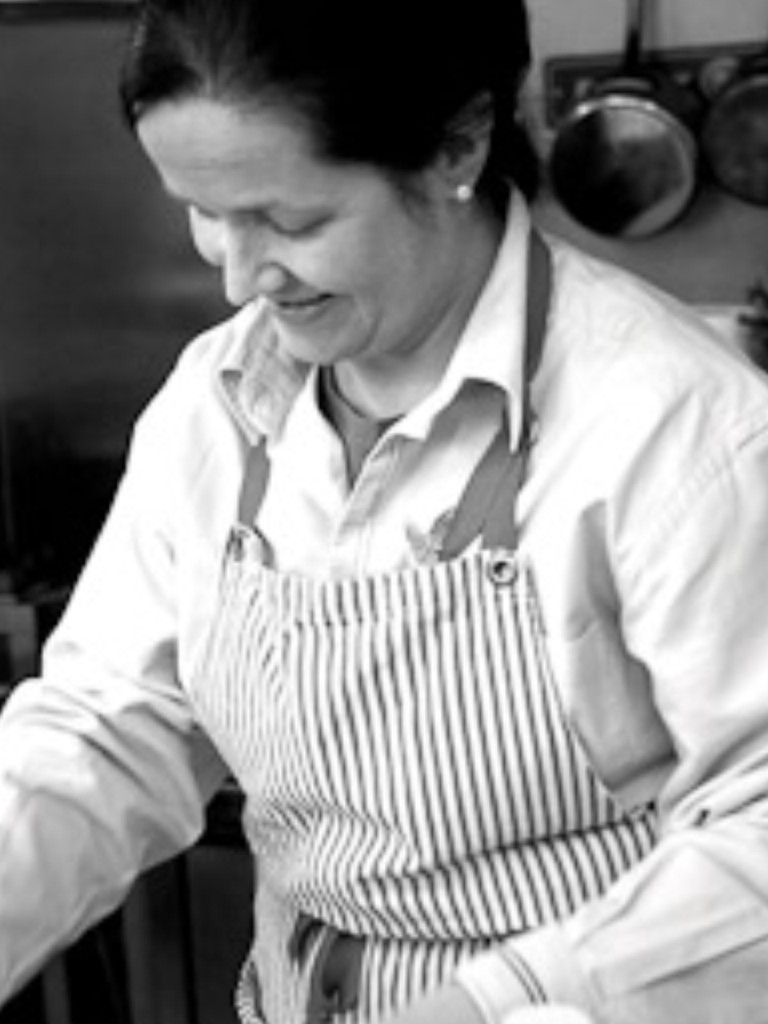 Jane Busy in her kitchen at the Chateau