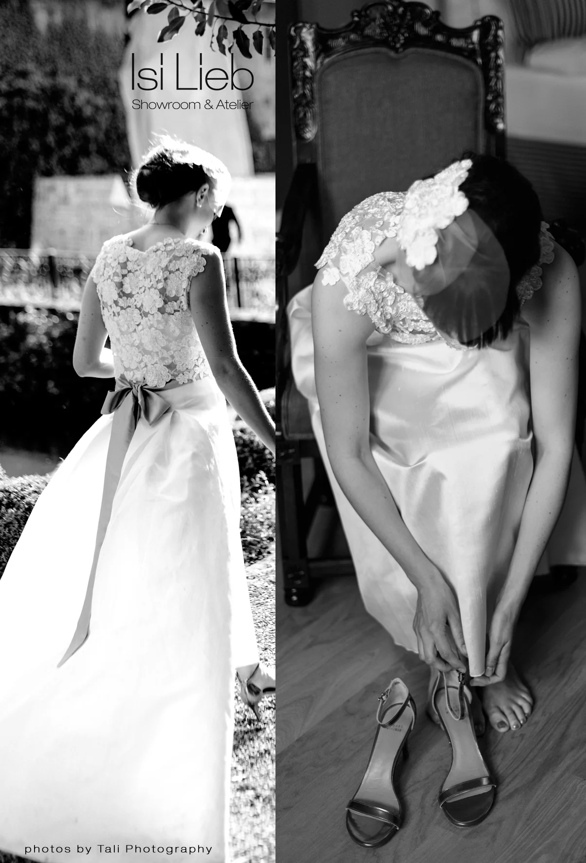 Eine wunderbare Braut trägt unser Èlise Outfit - der Rock entfaltet sich während der Bewegung immer anders! Dadurch gibt es eine tolle Dynamik auf den Photos. Photos by taliphotography