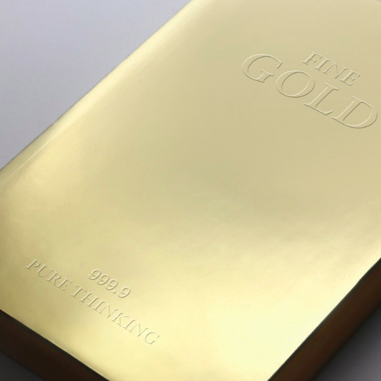 Gold Slab Thinking Notebook