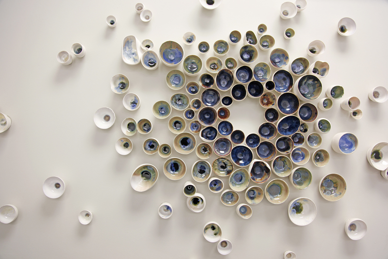Crystalline Ceramic Installation by Cisca Jane