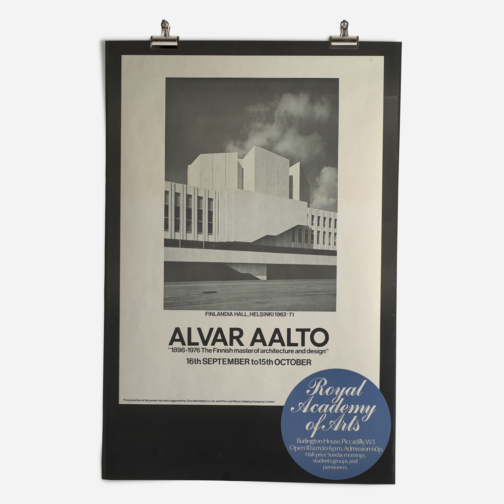 RA Alvar Aalto Exhibition 1978