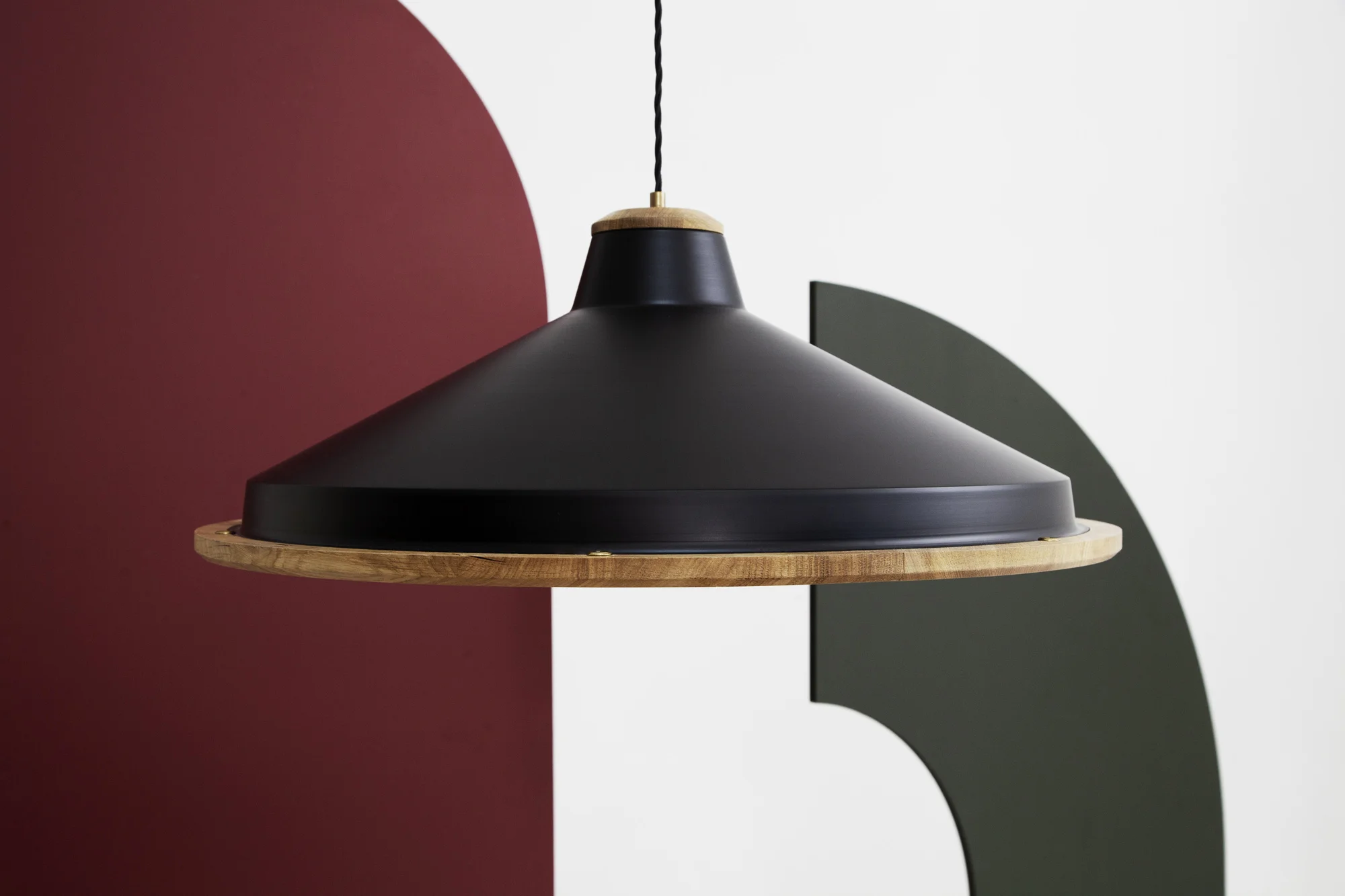 Oak Trafford Pendant Lamp