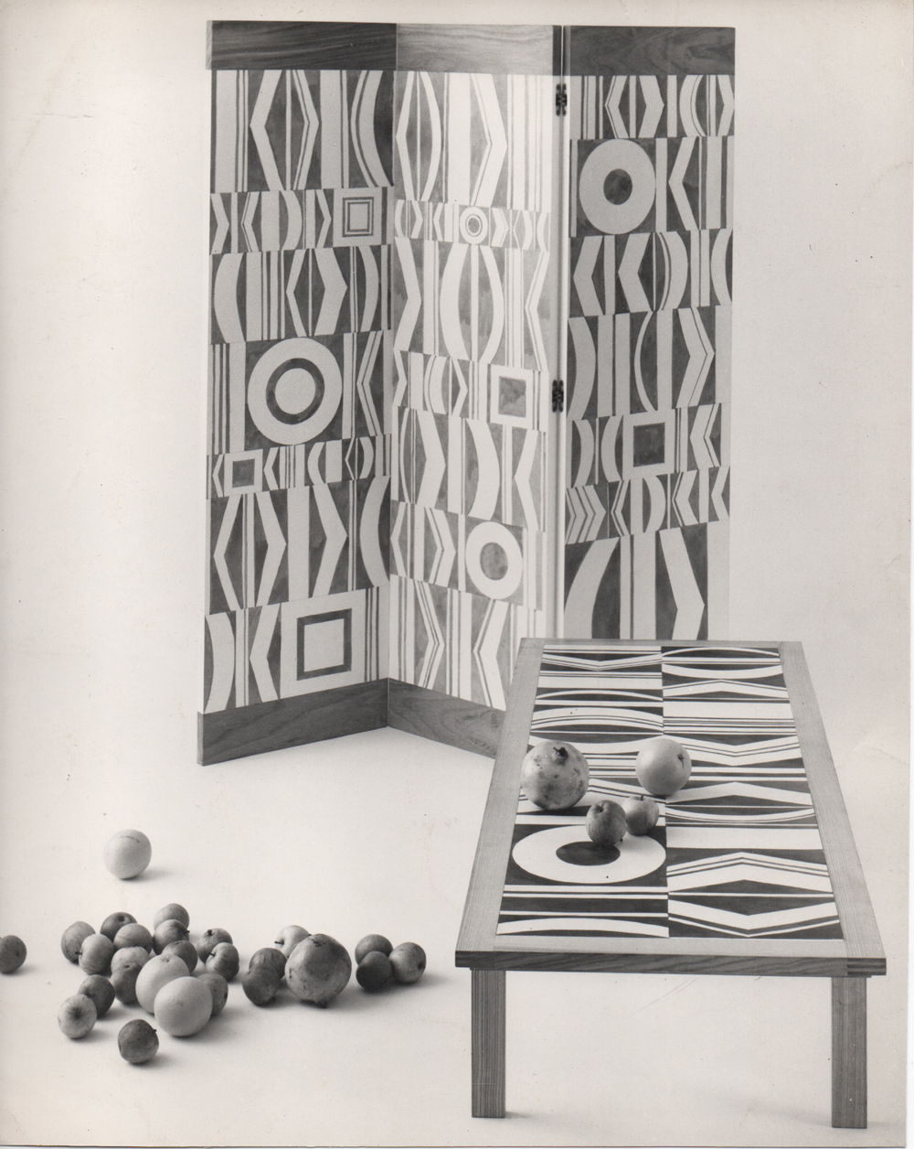 DANAD Screen and Table c. 1958-1962